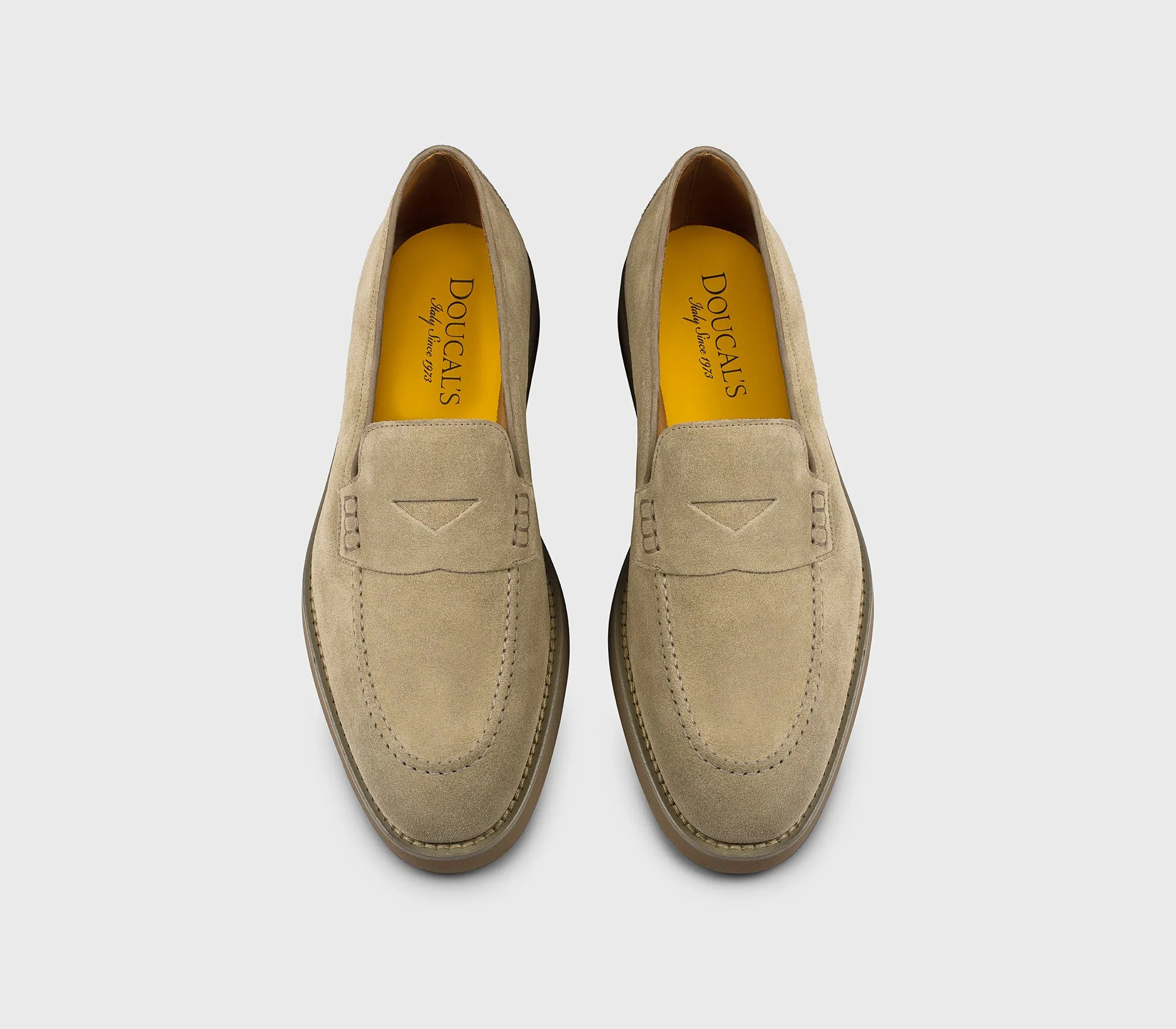 DU3294SALOUF009ZC15 - Mocassino in suede sabbia sold by Doucal's product image thumbnail 2