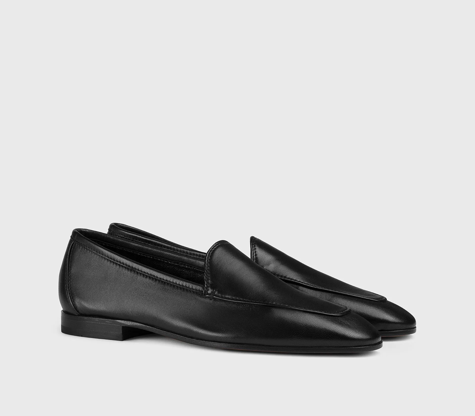 DD8879MEGNUZ279NN00 - Mocassino in pelle nero sold by Doucal's product image thumbnail 3