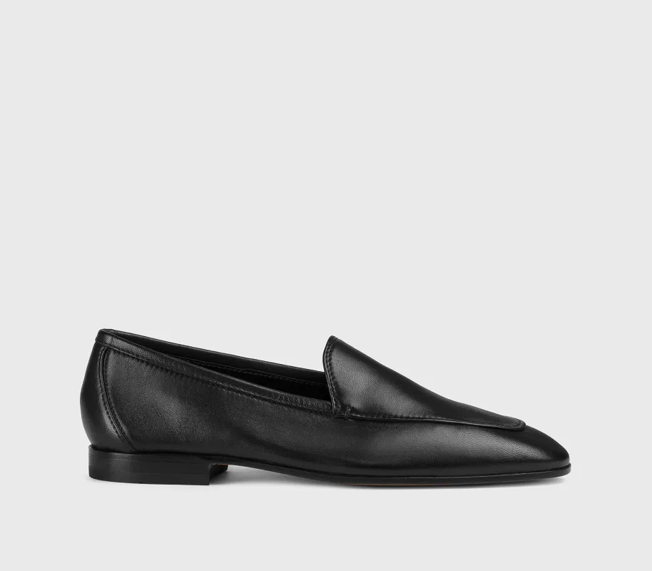 DD8879MEGNUZ279NN00 - Mocassino in pelle nero made by Doucal's