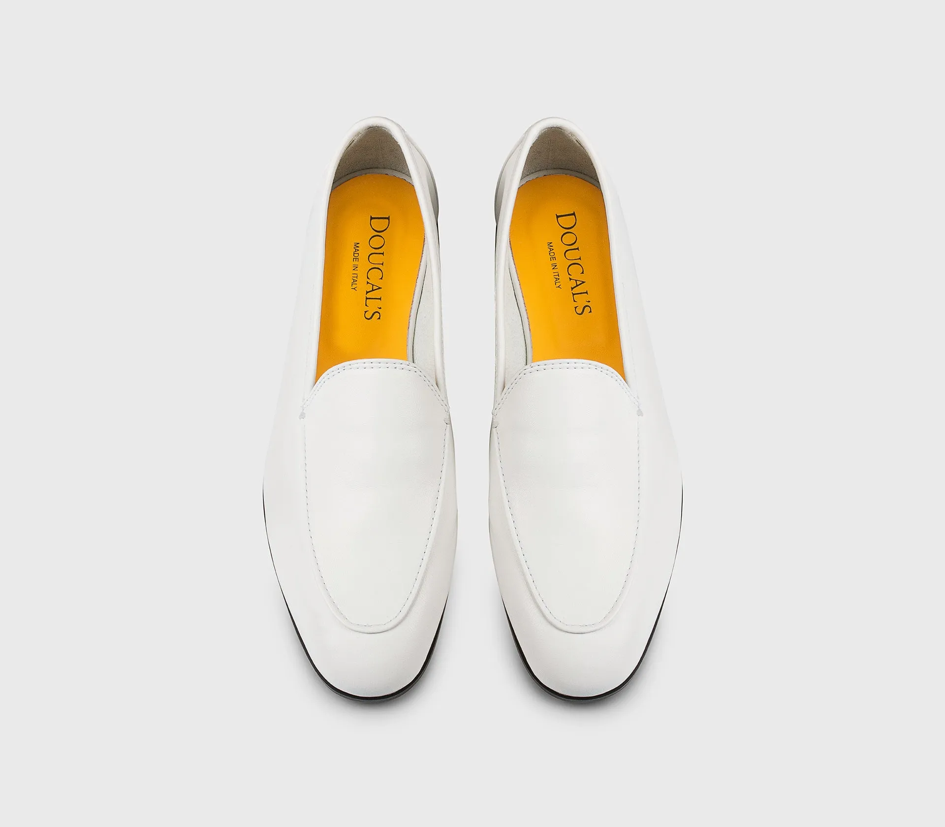 DD8879MEGNUZ279NW00 - Mocassino in pelle bianco sold by Doucal's product image thumbnail 2