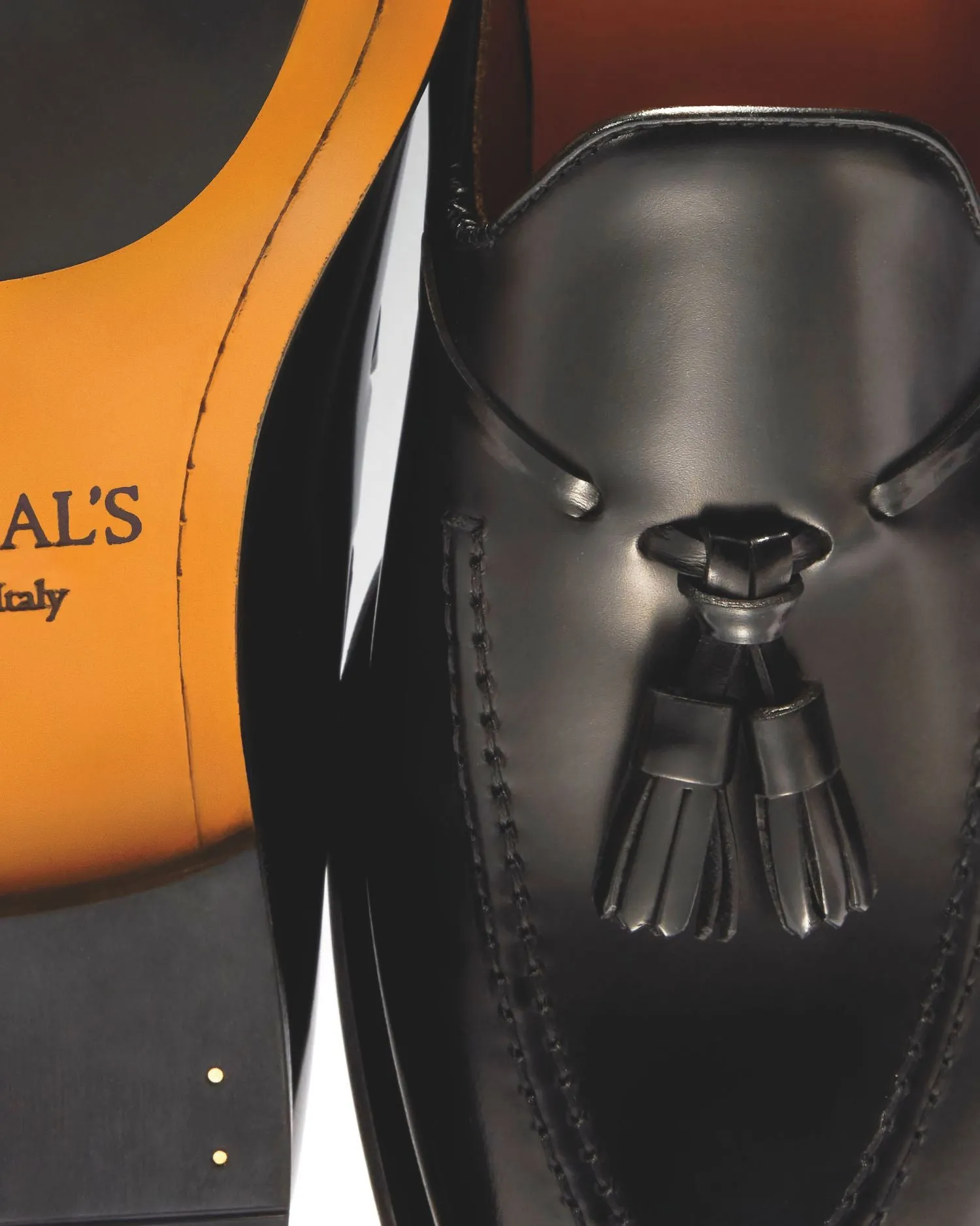 DU3339ORVNUF007NN00 - Mocassino con nappine in pelle nero sold by Doucal's product image thumbnail 5