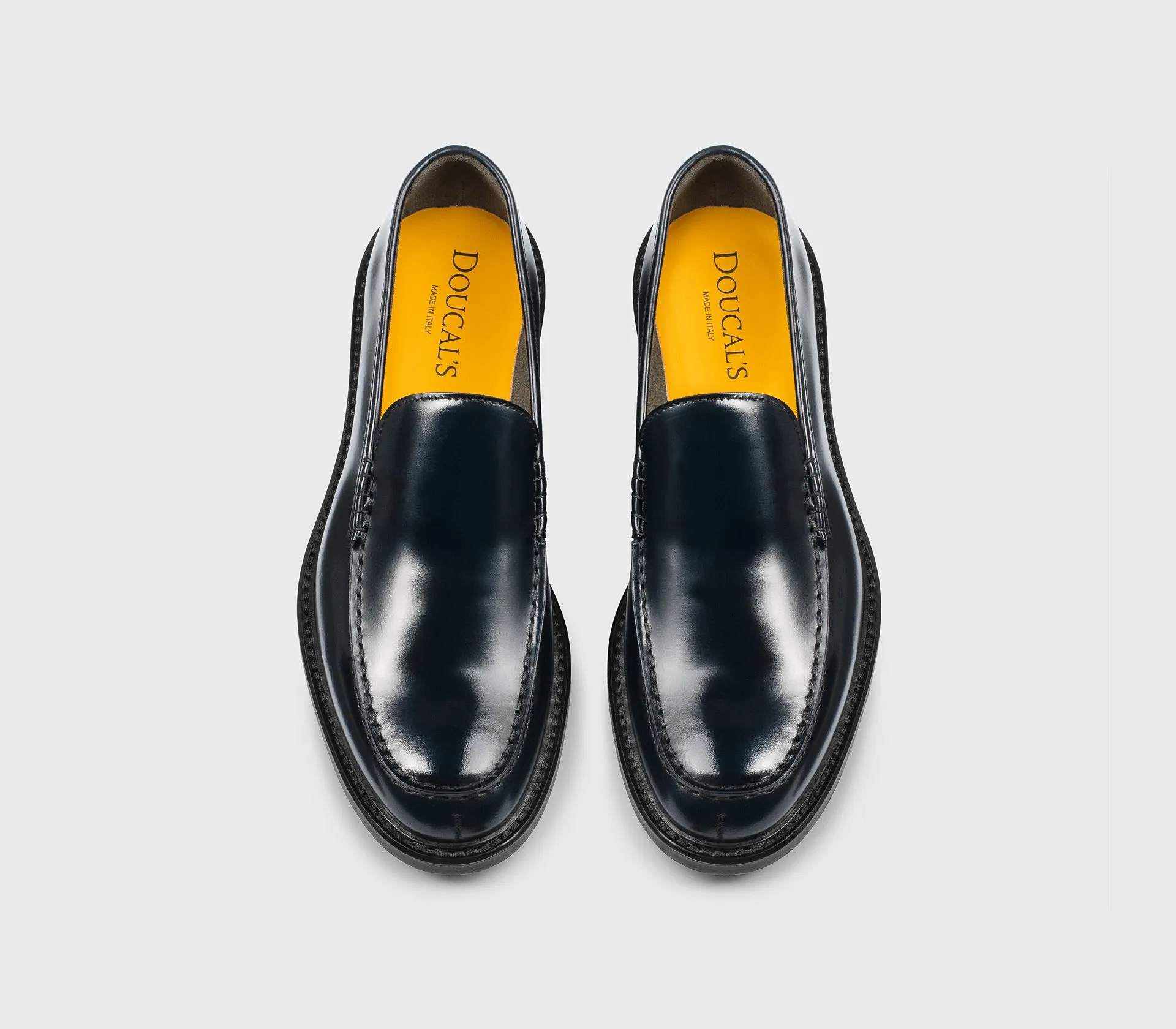 DU3008PHOEUY007NB02 - Mocassino in pelle blu sold by Doucal's product image thumbnail 2