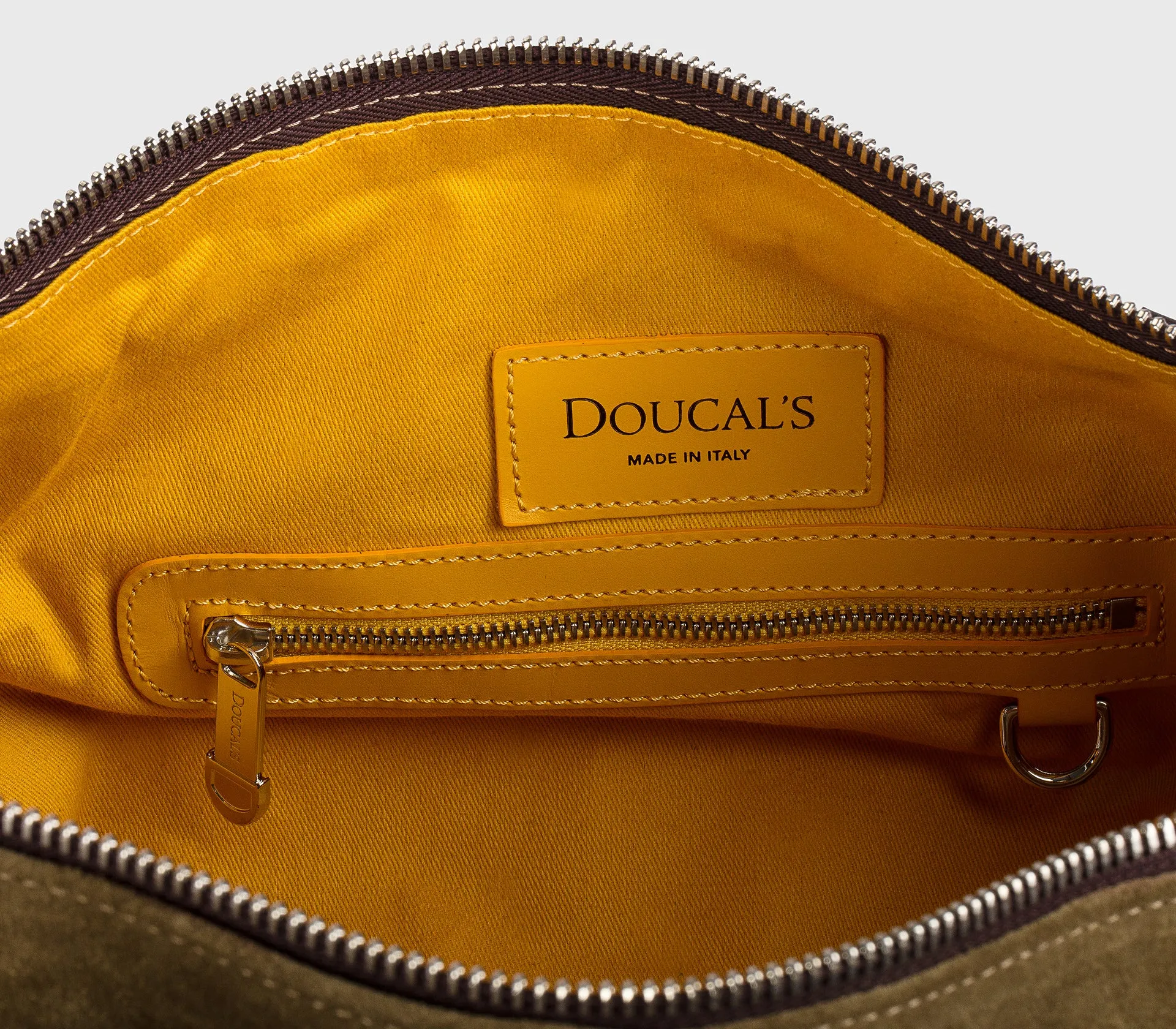 Borsa 48H in pelle e suede cacao sold by Doucal's product image thumbnail 3