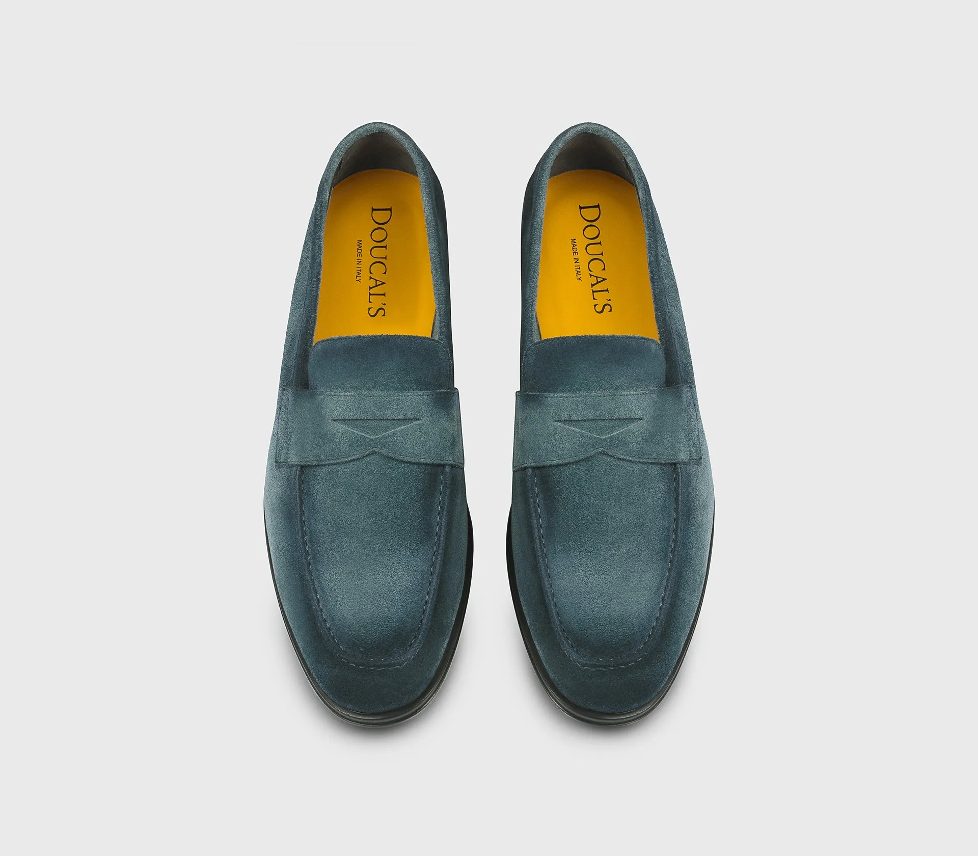 DU3382NOTTUY260NB34 - Mocassino in suede blu "horizon" sold by Doucal's product image thumbnail 2