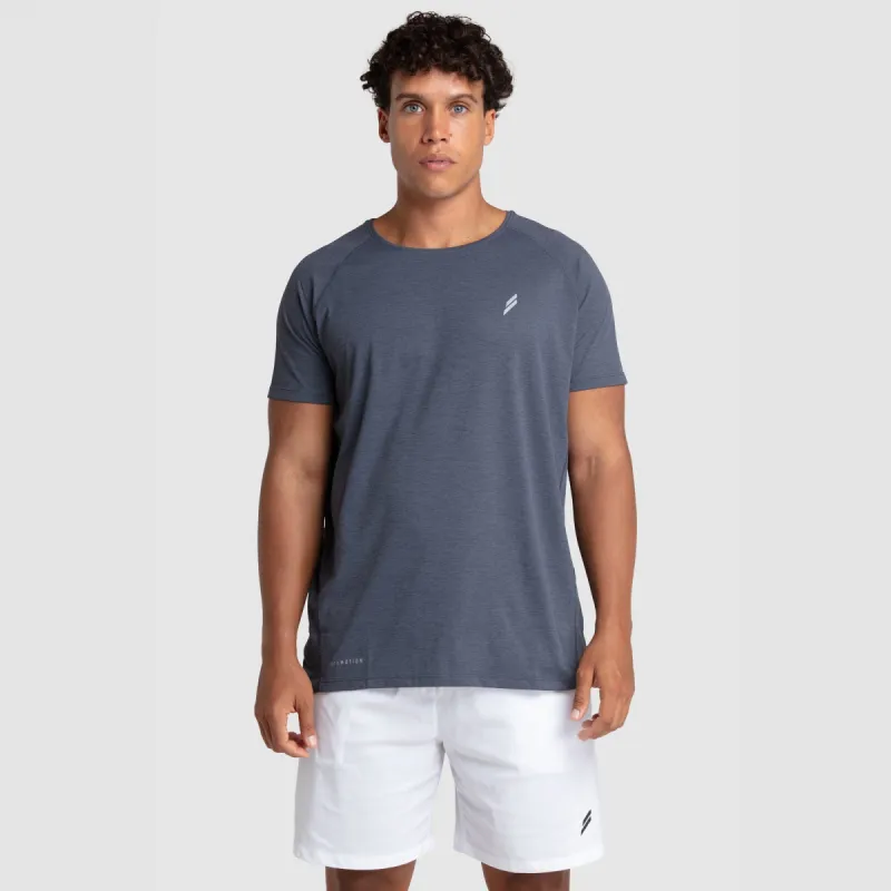Puremotion Tee V3 - Charcoal Blue sold by DOYOUEVEN