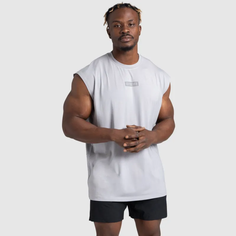 Energy Oversize Cutoff Tank - Grey sold by DOYOUEVEN