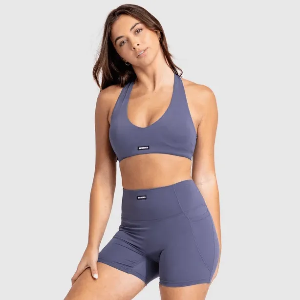 Desire V-Neck Crop - Navy Blue sold by DOYOUEVEN