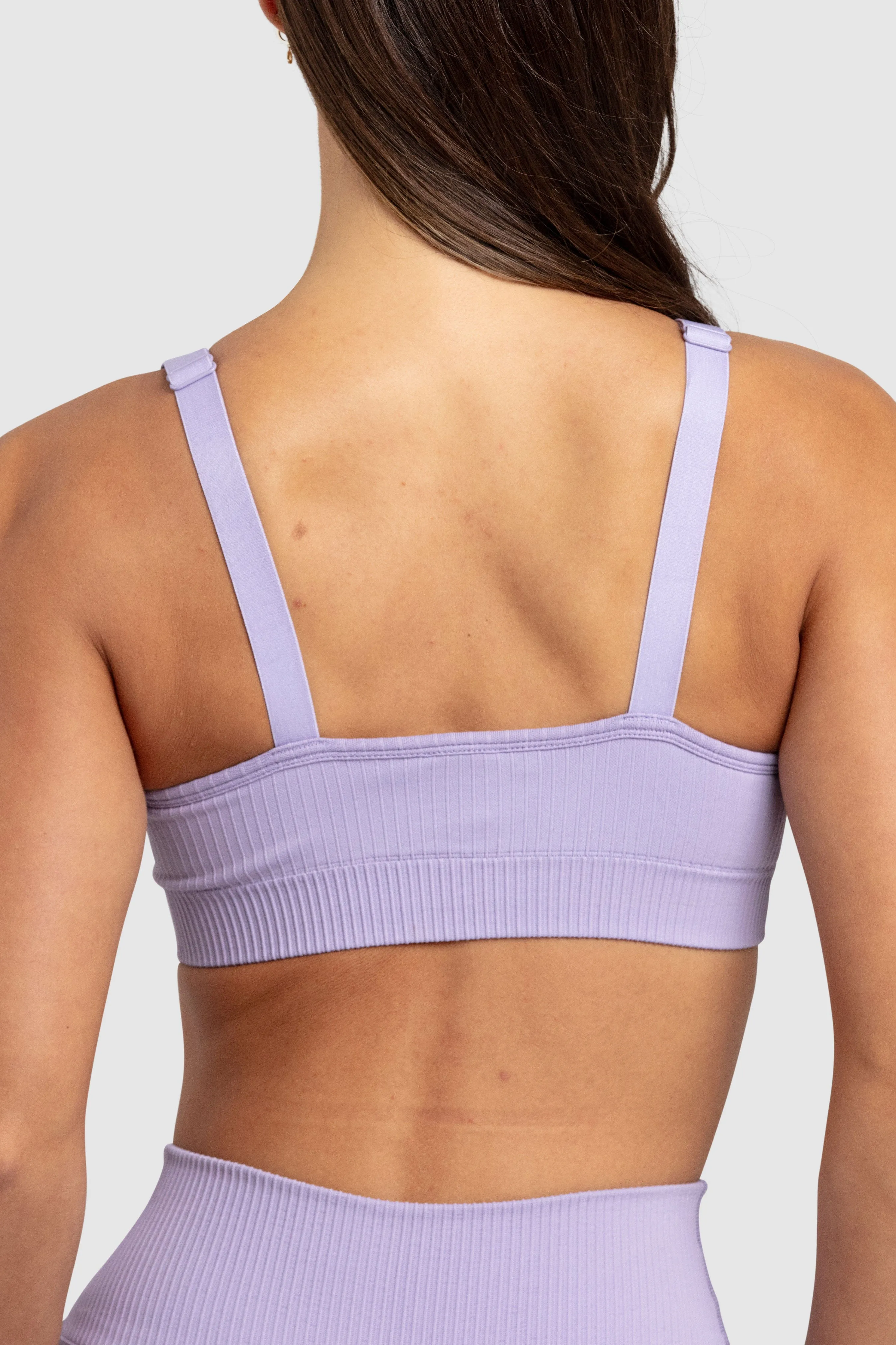 Ribbed Seamless Crop - Soft Purple sold by DOYOUEVEN product image thumbnail 5