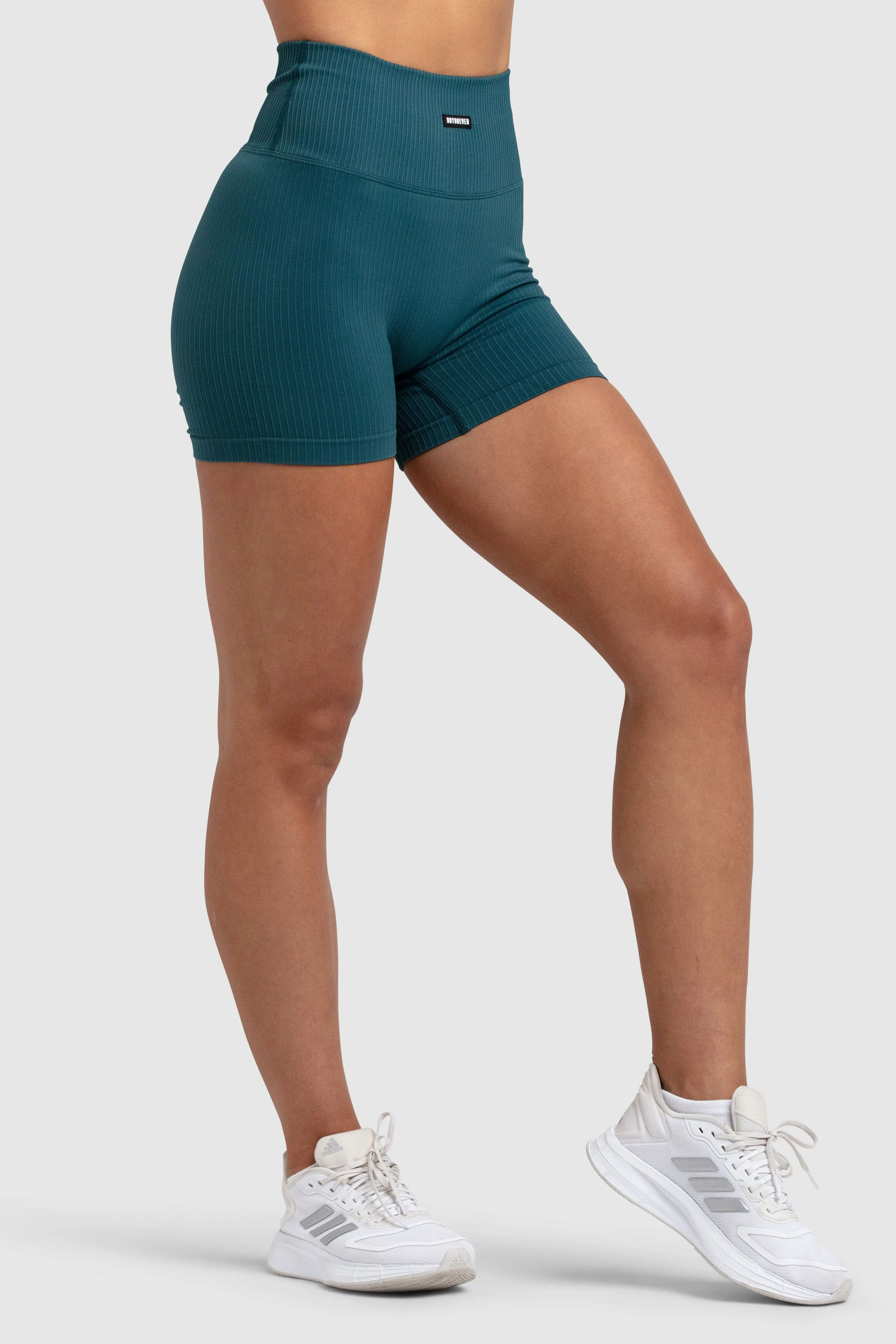 Ribbed Seamless Shorts - Forest Green sold by DOYOUEVEN product image thumbnail 3