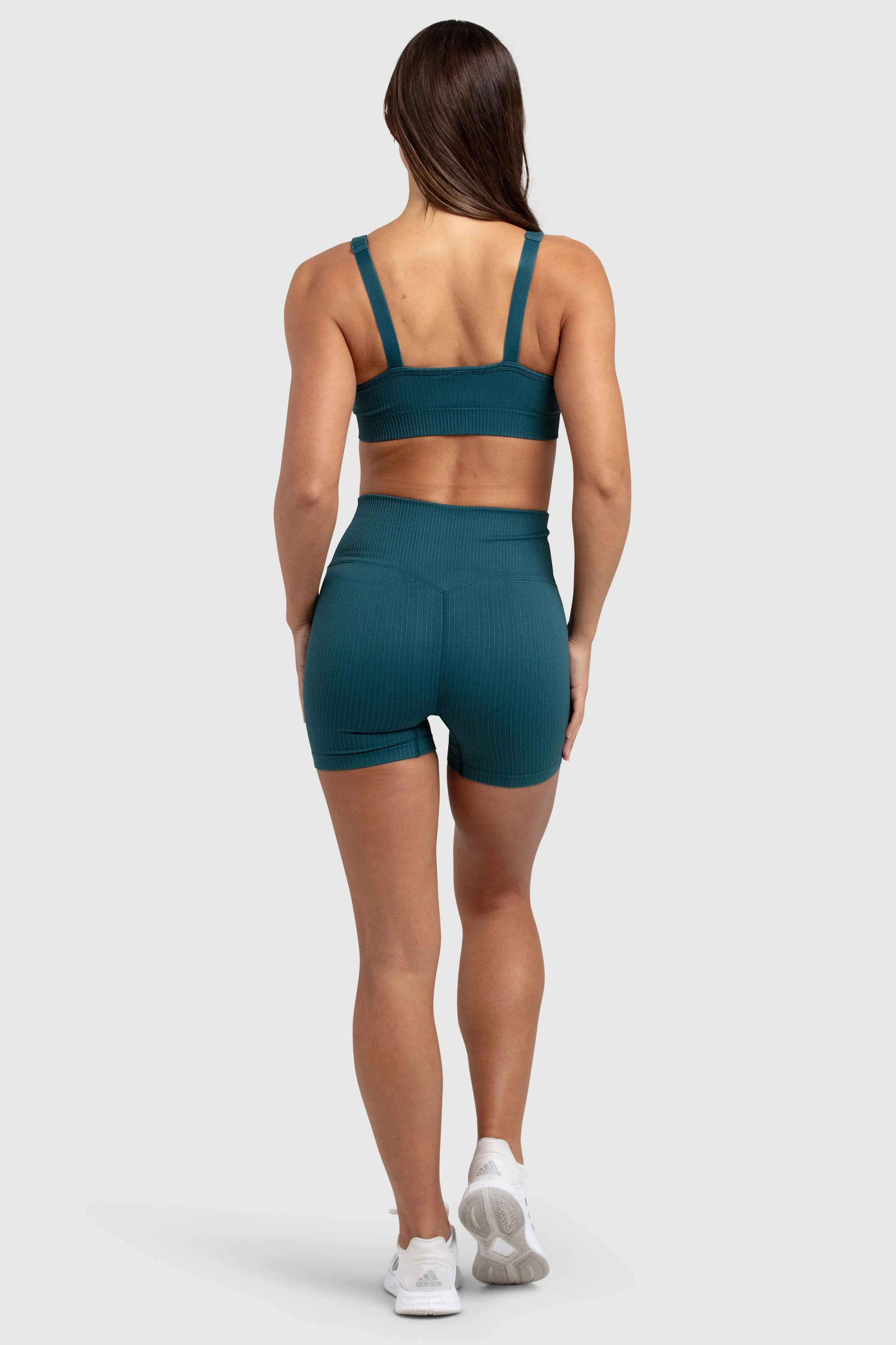 Ribbed Seamless Shorts - Forest Green sold by DOYOUEVEN product image thumbnail 4