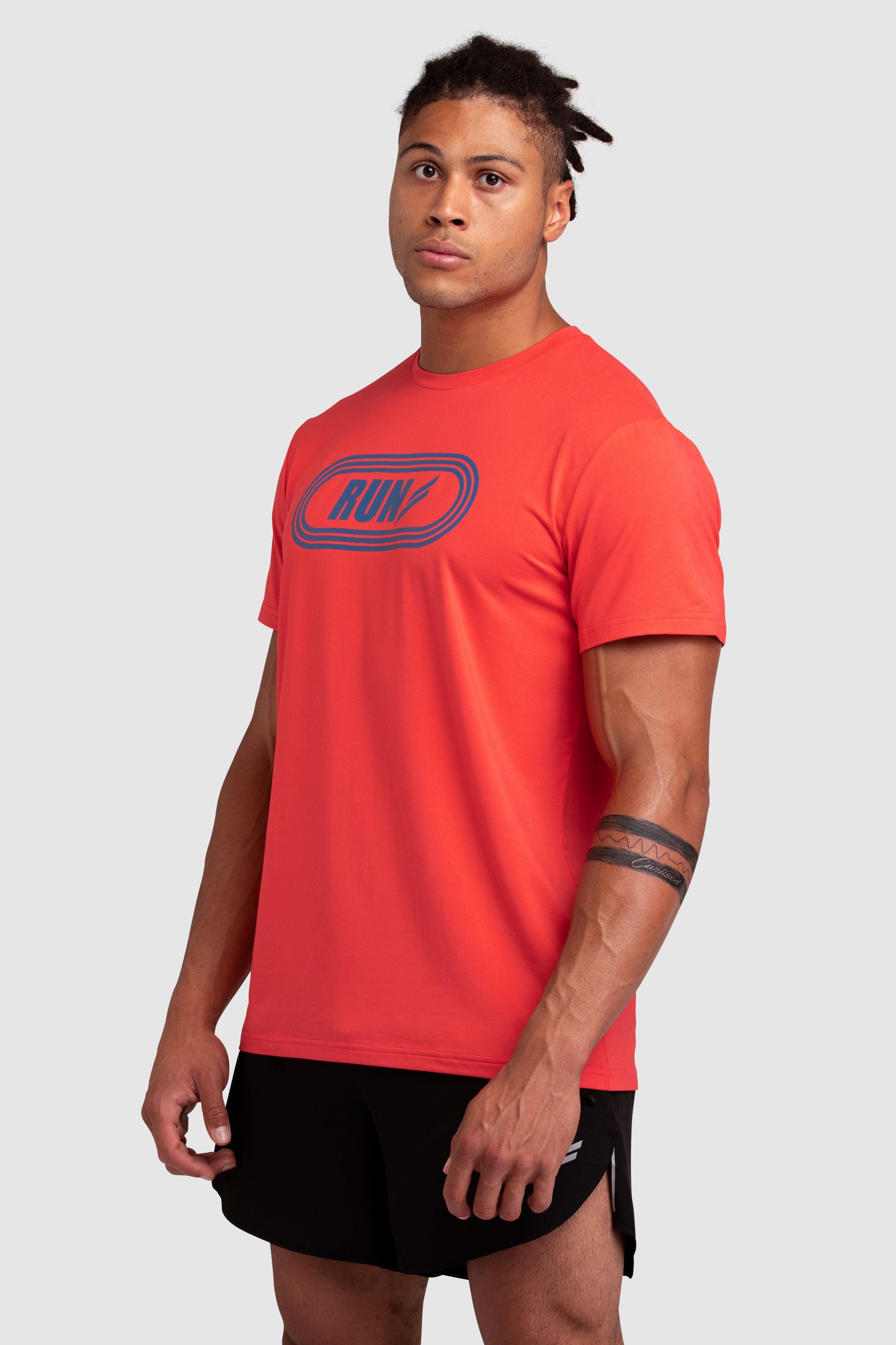 Run Regular Fit Tee - Fire Red sold by DOYOUEVEN product image thumbnail 5