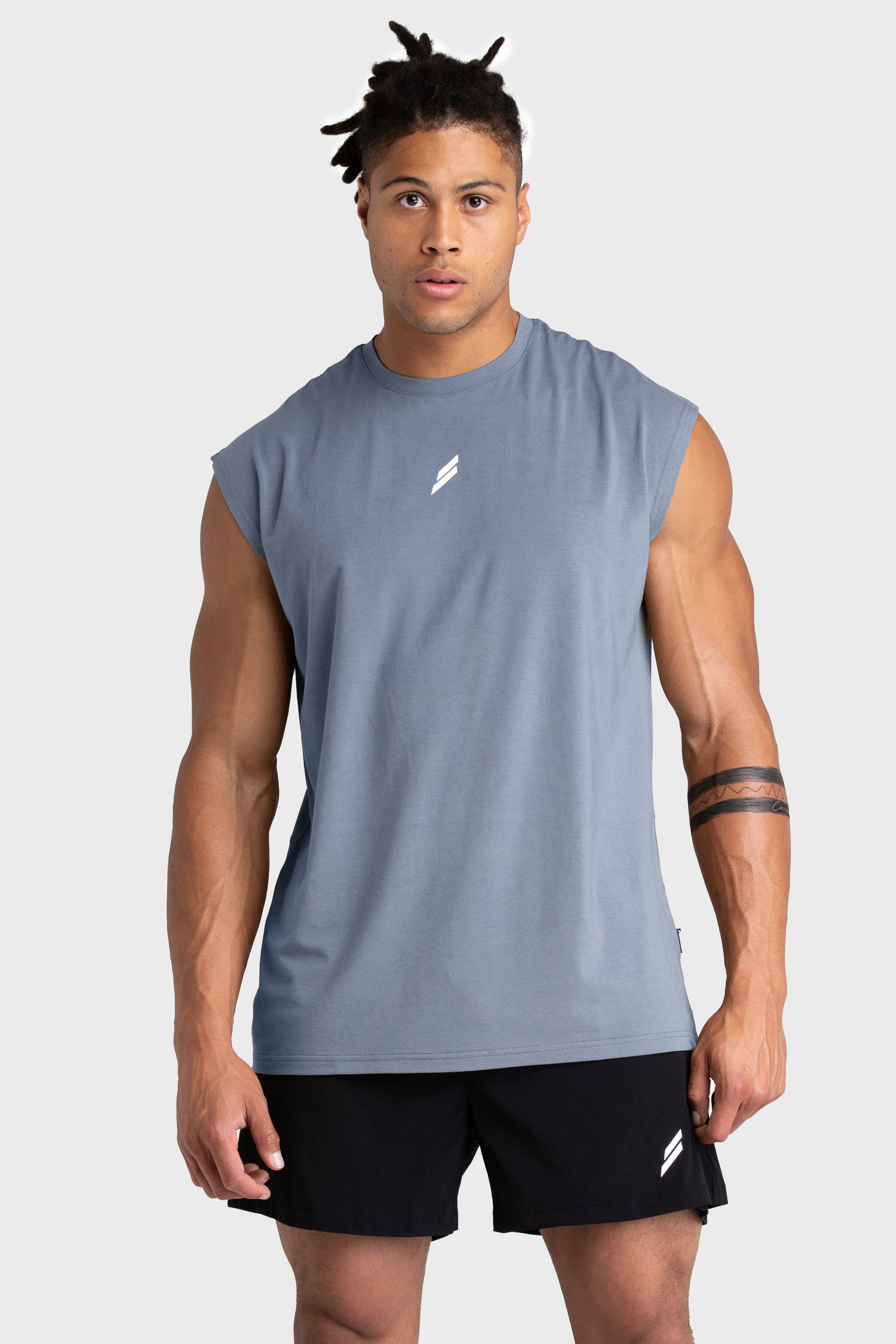 Mark Oversize Cutoff Tank - Charcoal sold by DOYOUEVEN product image thumbnail 2