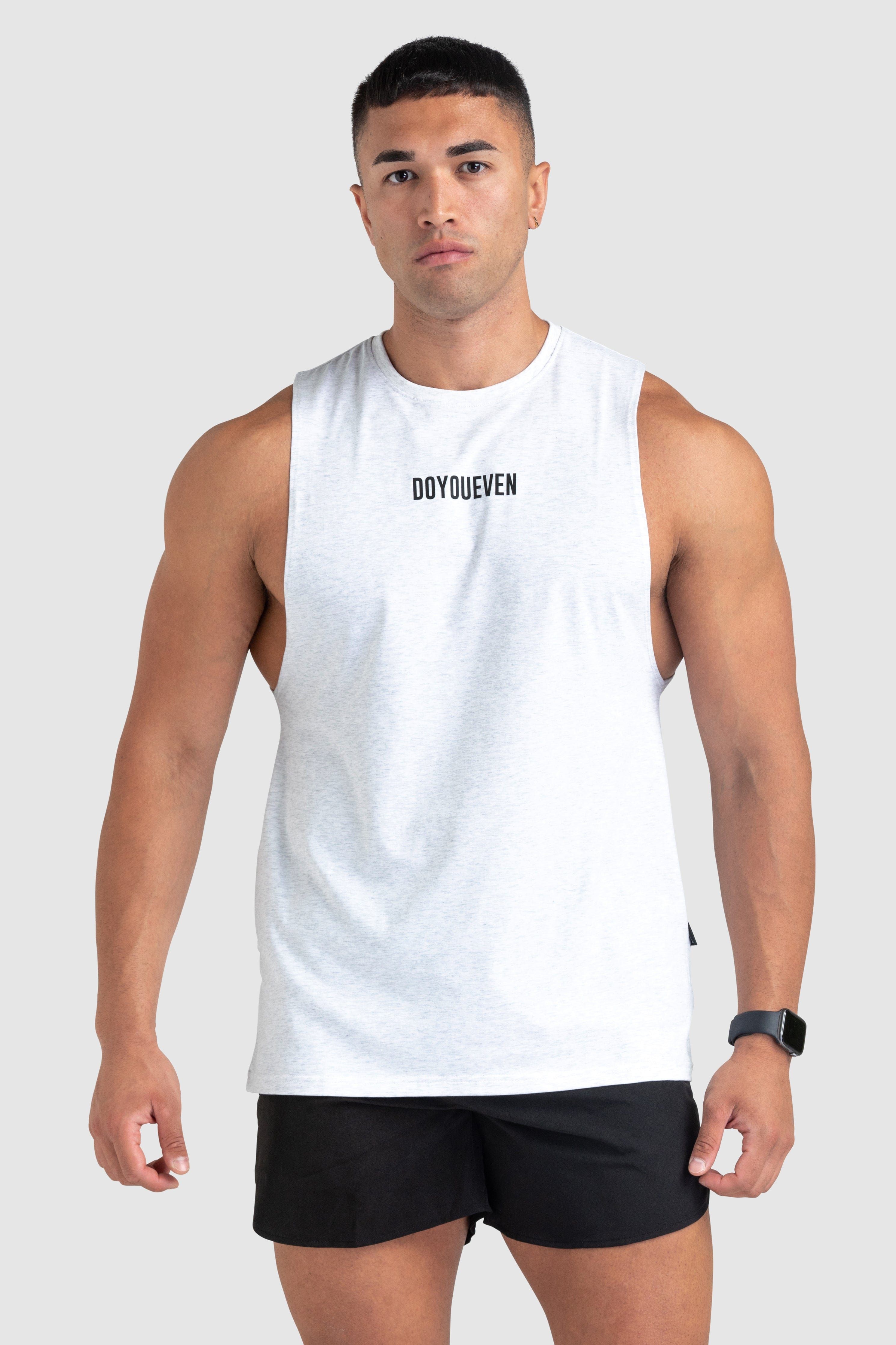 Origin Muscle Tank - Snow Grey sold by DOYOUEVEN product image thumbnail 2