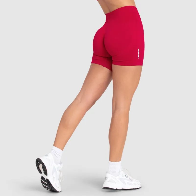 Scrunch 2 Seamless Shorts - Cherry Red sold by DOYOUEVEN