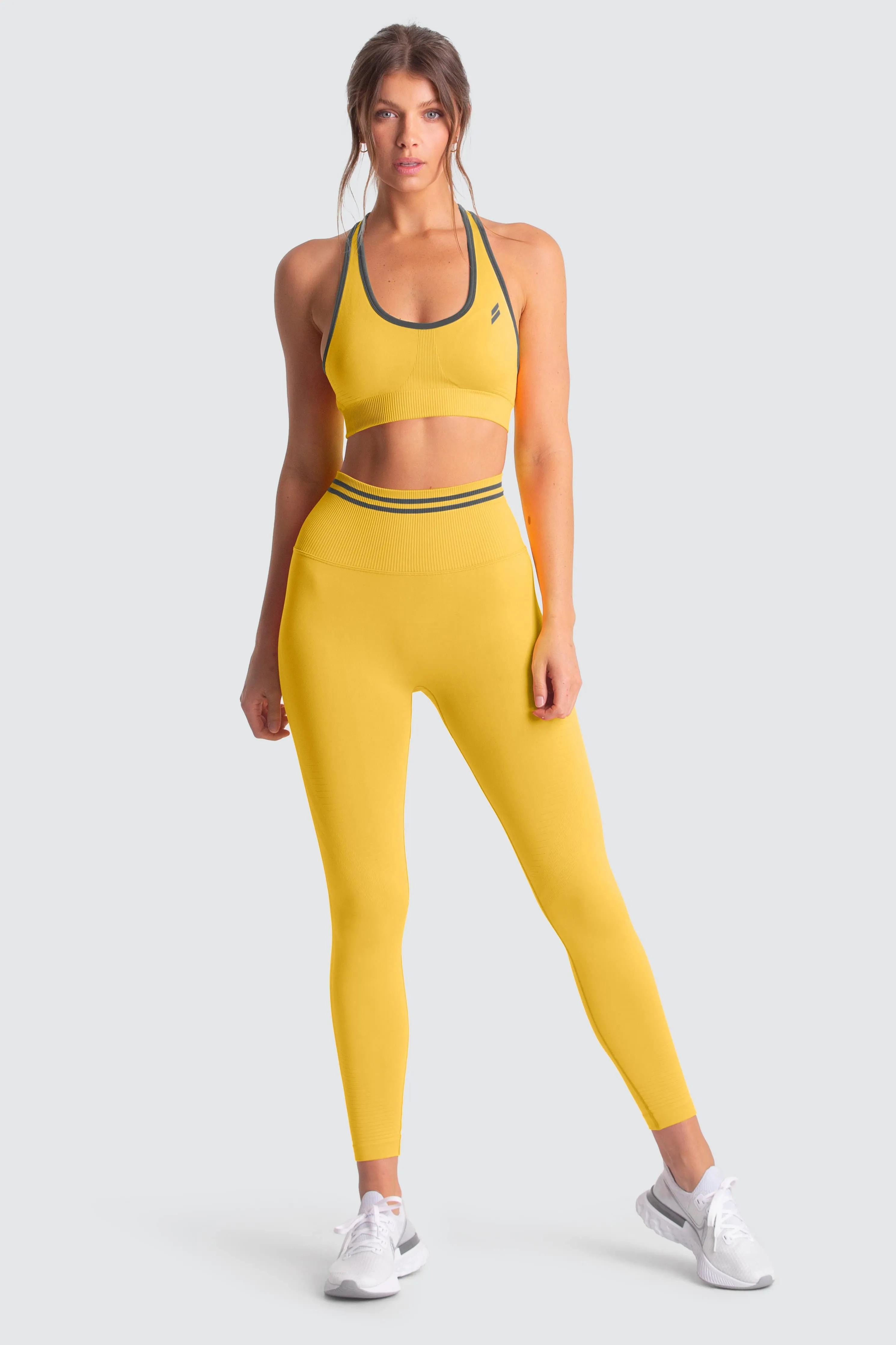 DYE Scrunch Seamless Leggings - Sunny Yellow sold by DOYOUEVEN product image thumbnail 4