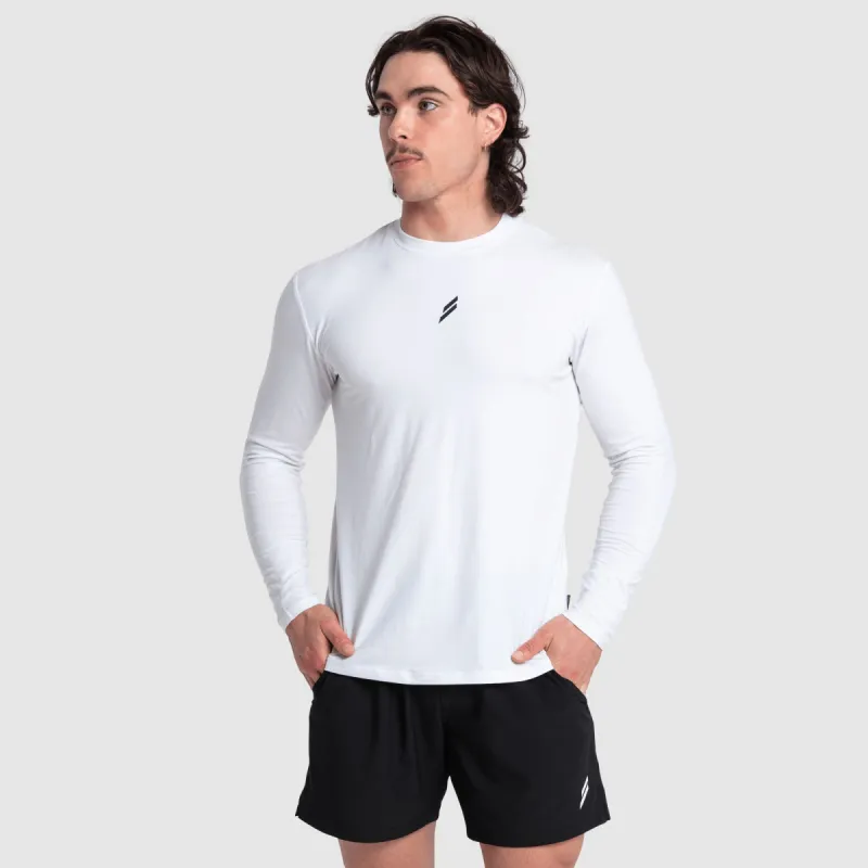 Mark Longsleeve - White sold by DOYOUEVEN