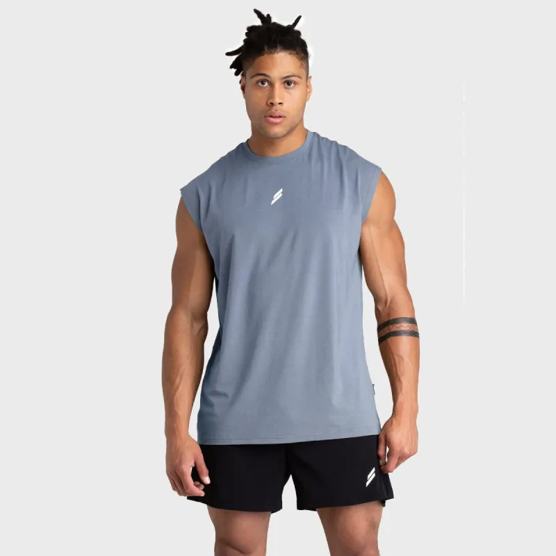 Mark Oversize Cutoff Tank - Charcoal sold by DOYOUEVEN