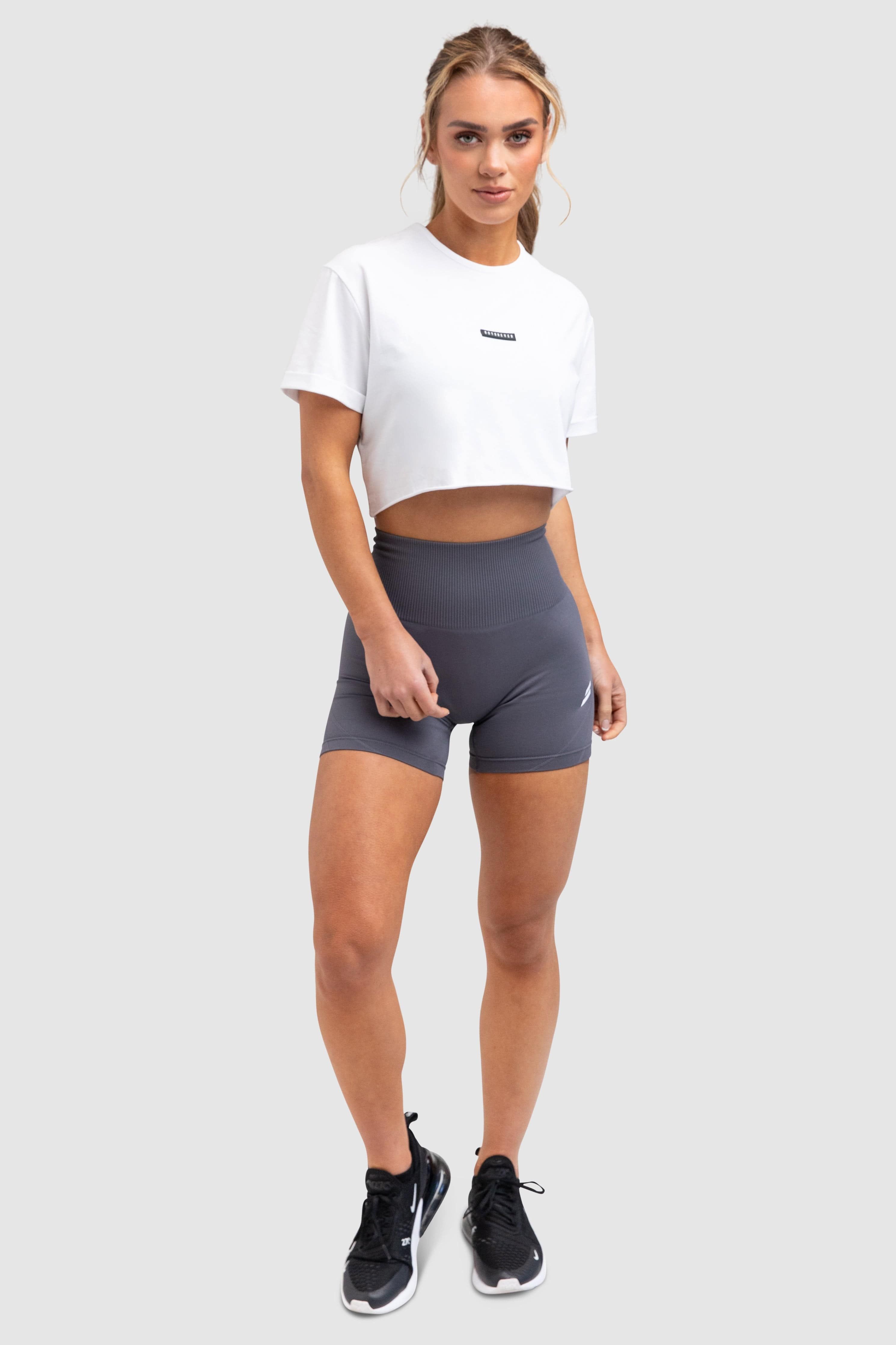 Everyday Cropped Tee - White sold by DOYOUEVEN product image thumbnail 6