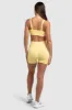 Ribbed Seamless Crop - Canary Yellow sold by DOYOUEVEN