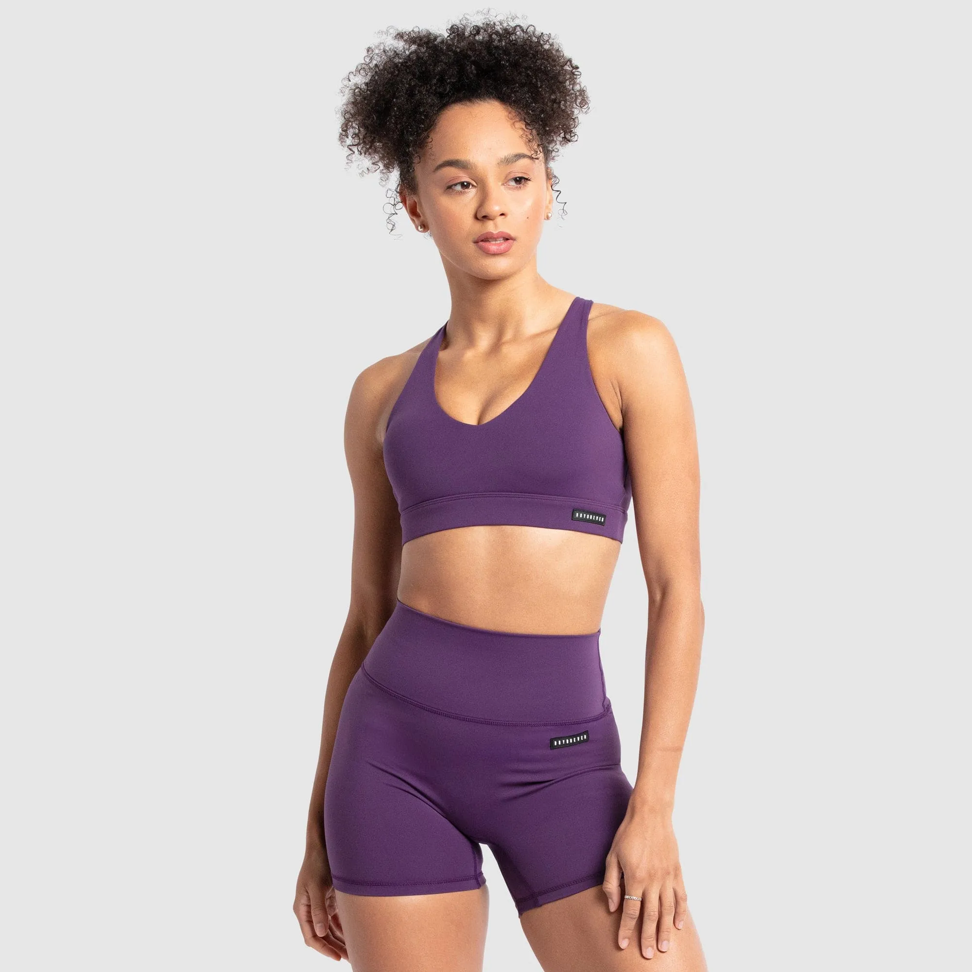 MotionSoft Crop - Electric Purple sold by DOYOUEVEN