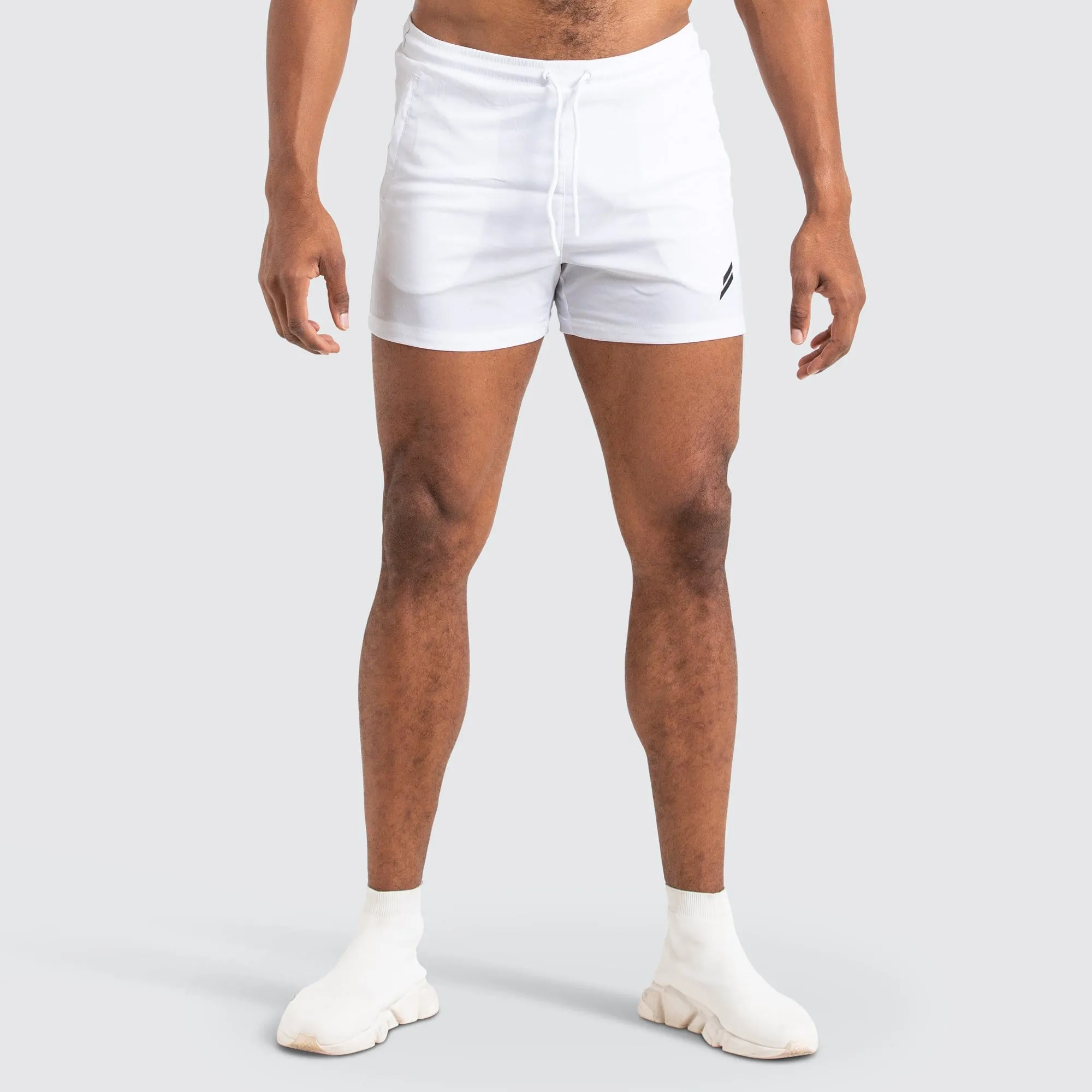 Genesis Athletic Shorts V2 - White sold by DOYOUEVEN