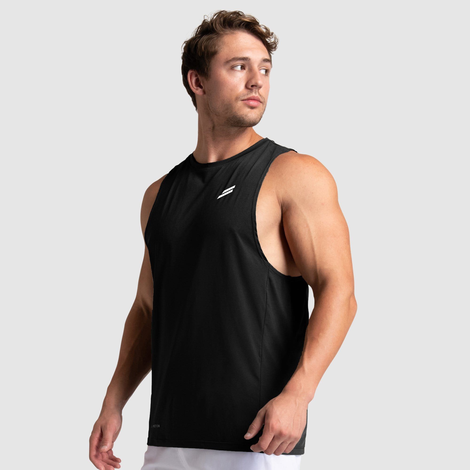 Puremotion Muscle Tank V2 - Black sold by DOYOUEVEN