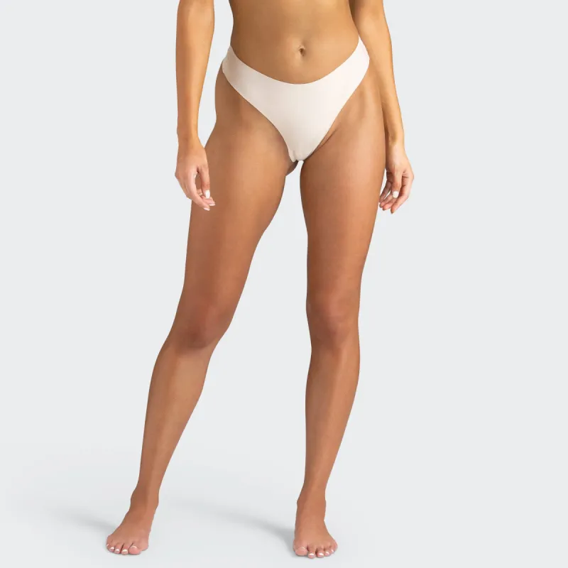 DYE Seamfree Thong - Beige sold by DOYOUEVEN