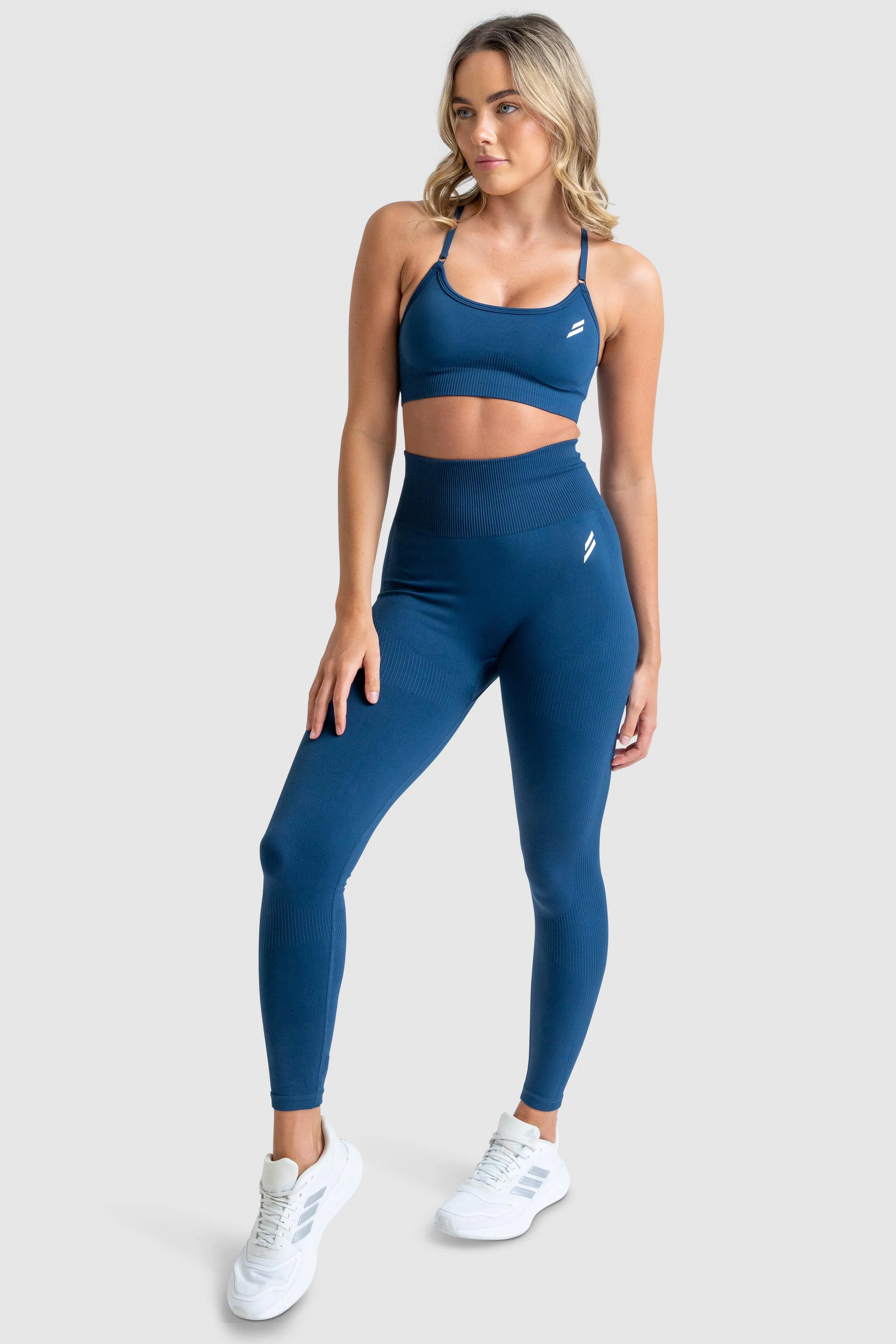 Impact Solid Leggings - Navy sold by DOYOUEVEN product image thumbnail 2