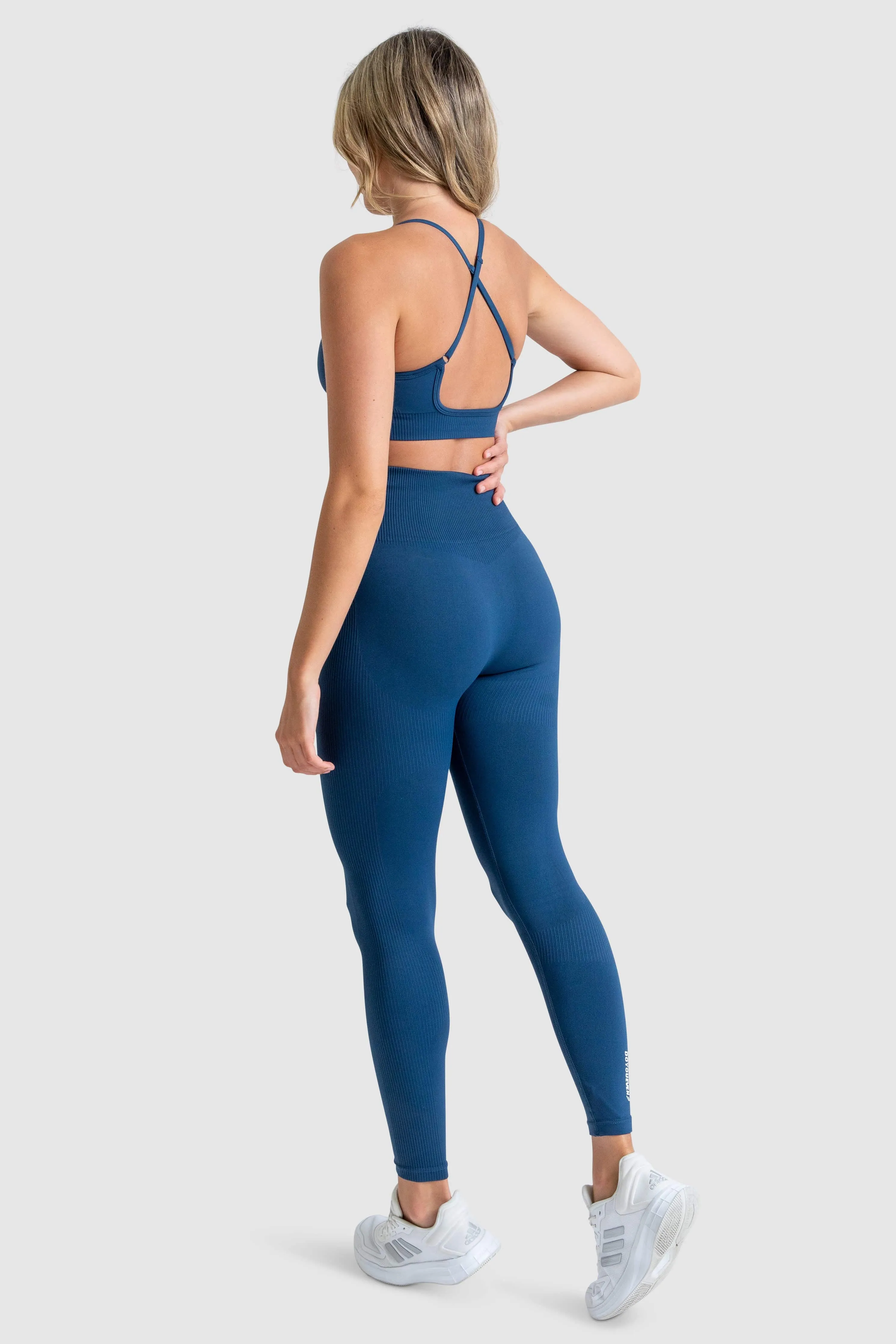 Impact Solid Leggings - Navy sold by DOYOUEVEN product image thumbnail 3
