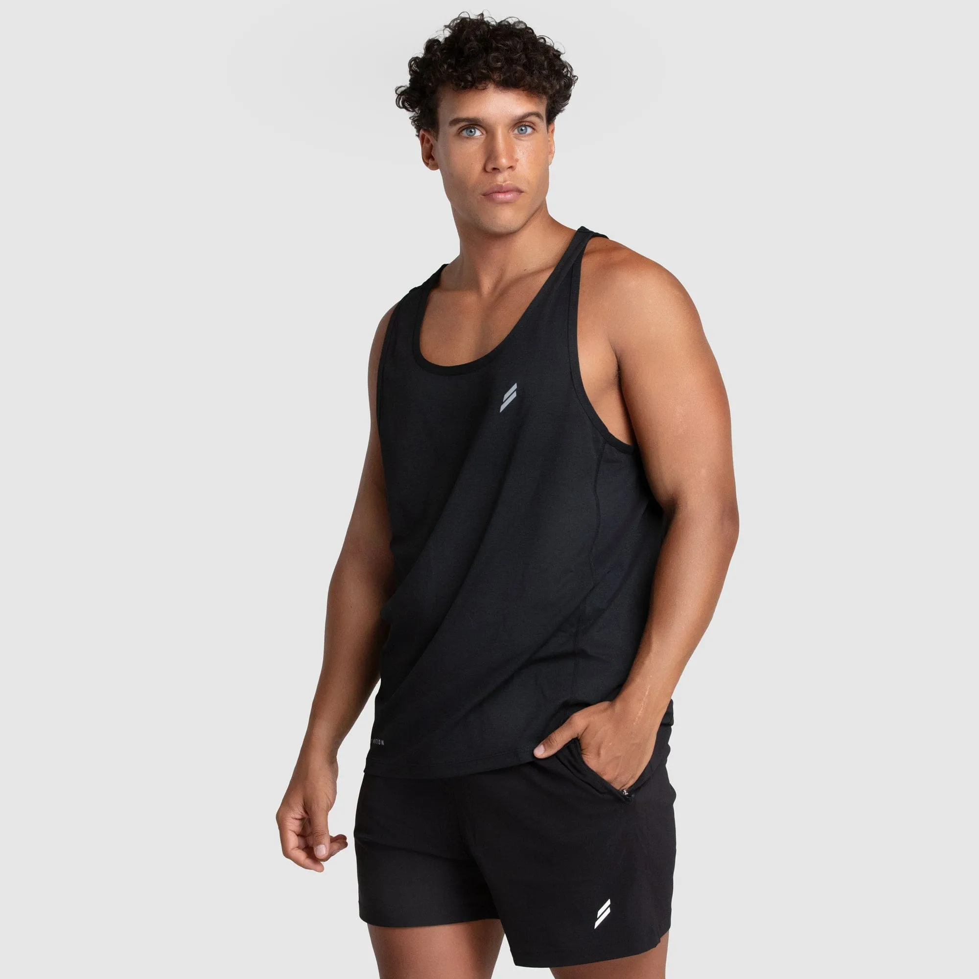 Puremotion Singlet V3 - Black sold by DOYOUEVEN