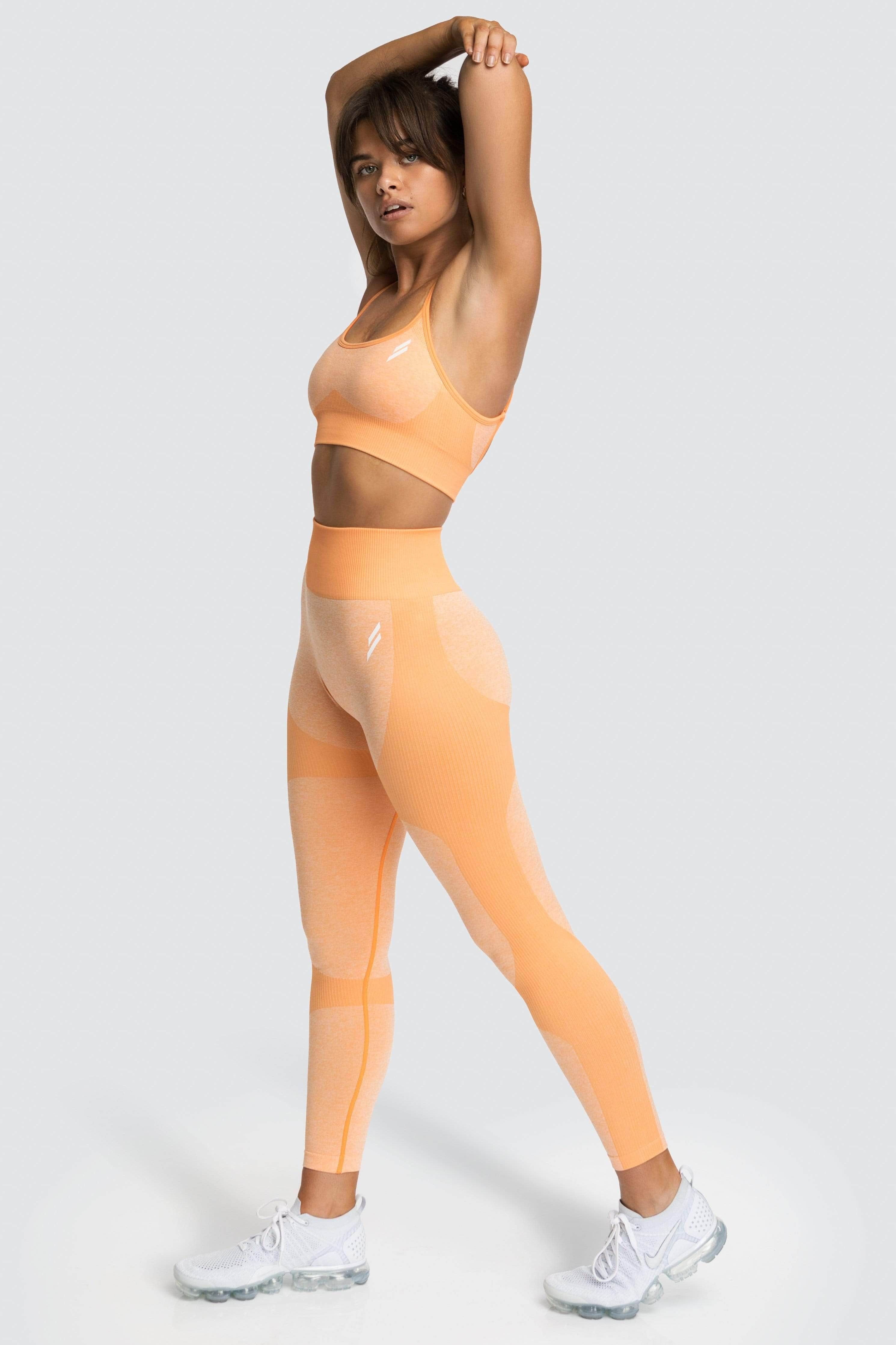 Impact Seamless Leggings - Sorbet Orange sold by DOYOUEVEN product image thumbnail 6