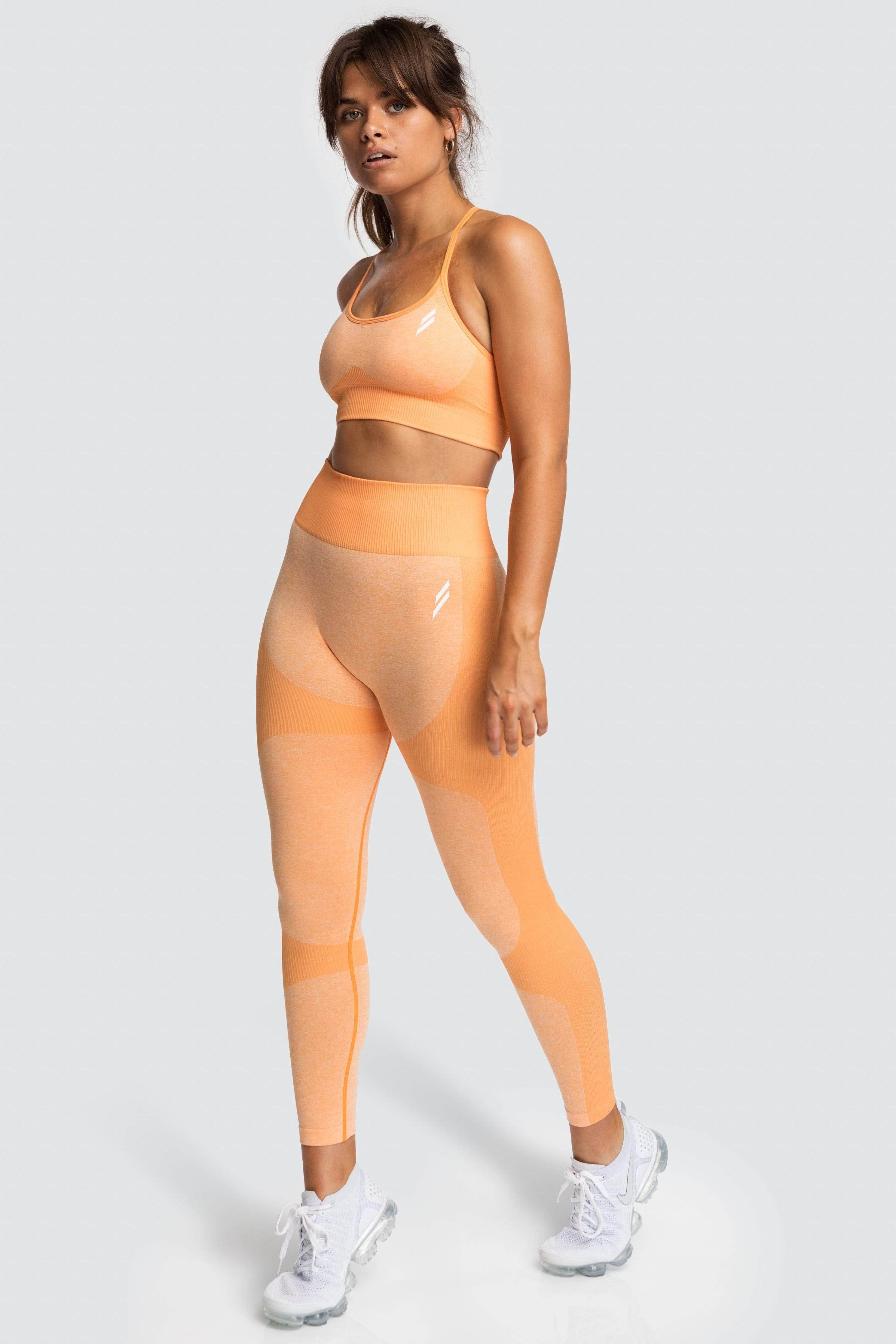 Impact Seamless Leggings - Sorbet Orange sold by DOYOUEVEN product image thumbnail 3