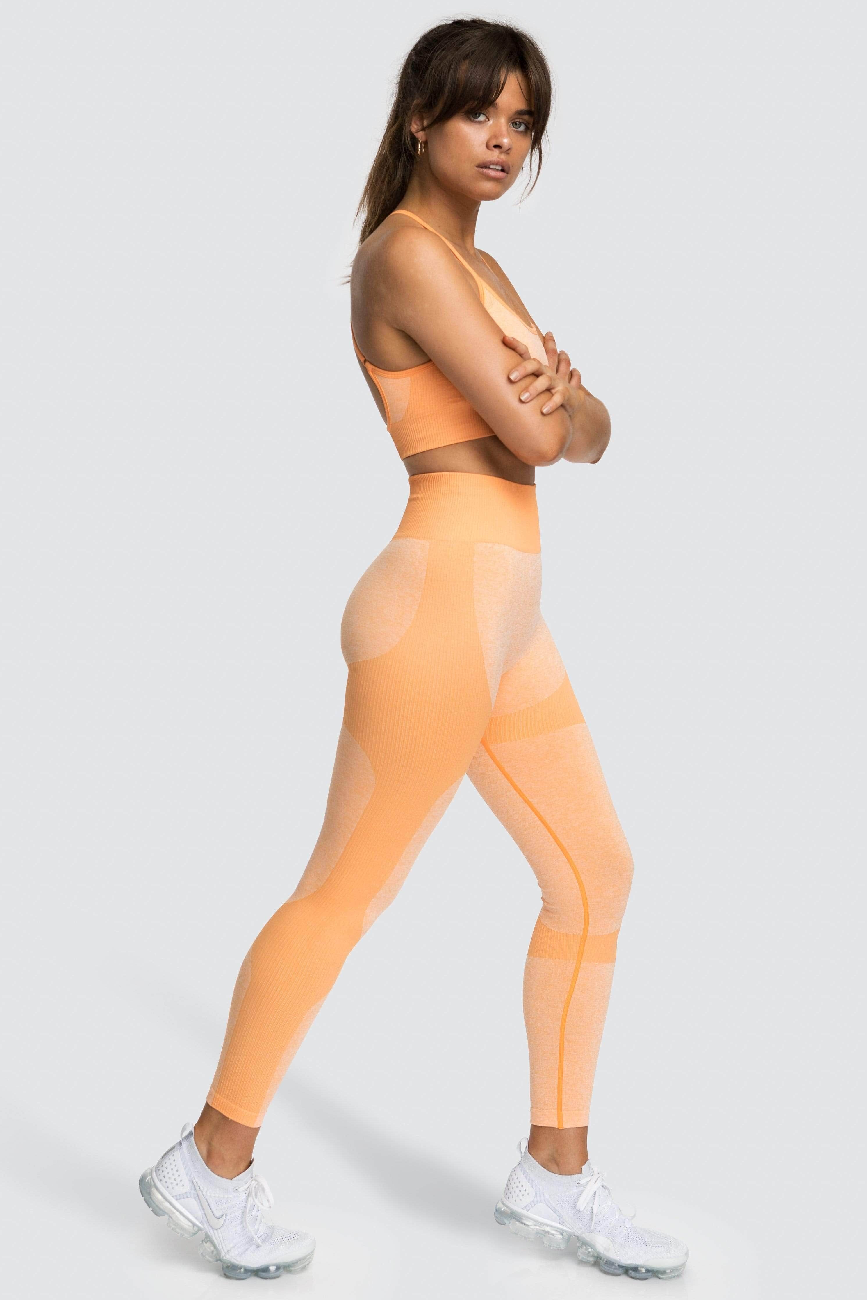 Impact Seamless Leggings - Sorbet Orange sold by DOYOUEVEN product image thumbnail 5