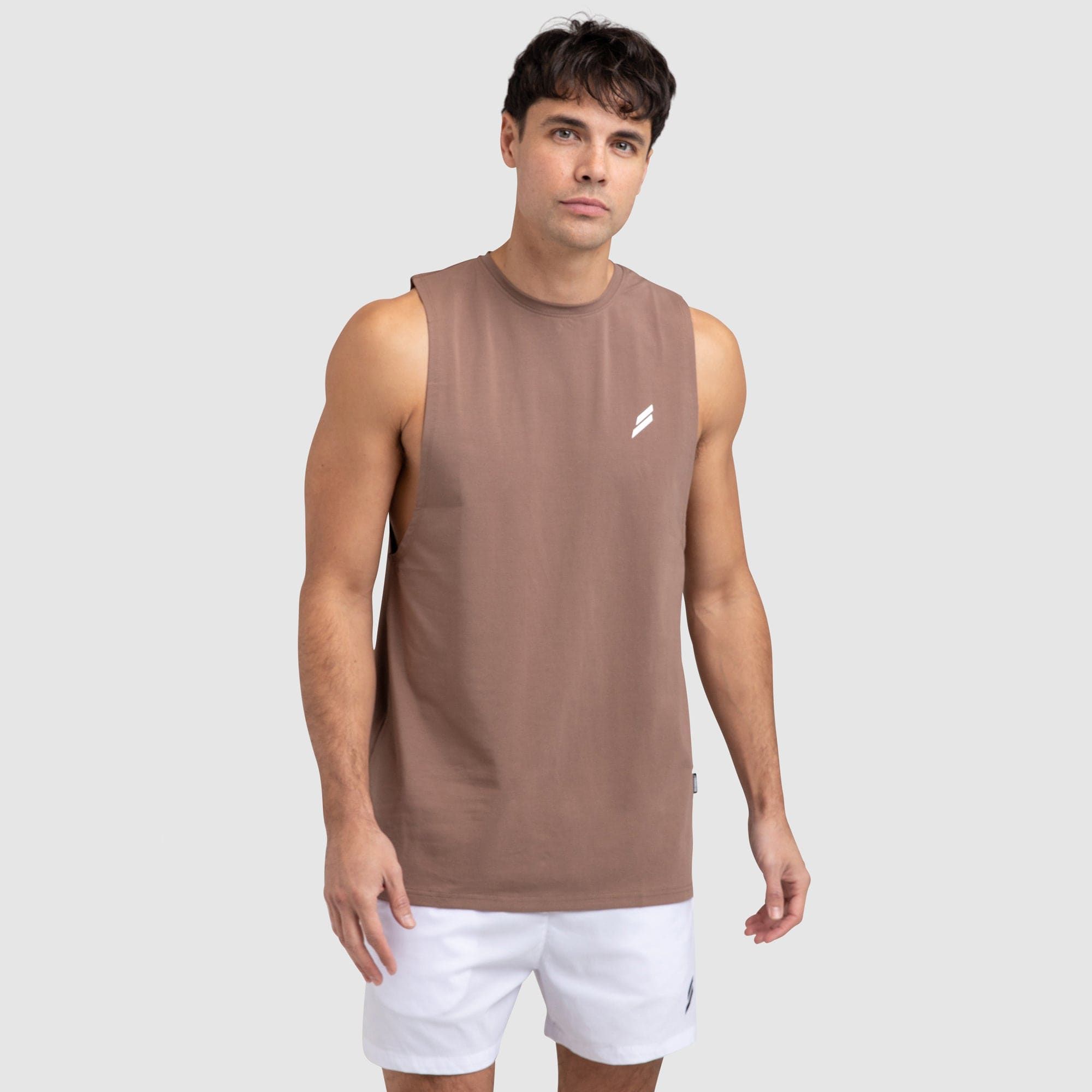 Mark Muscle Tank V3 - Light Brown sold by DOYOUEVEN