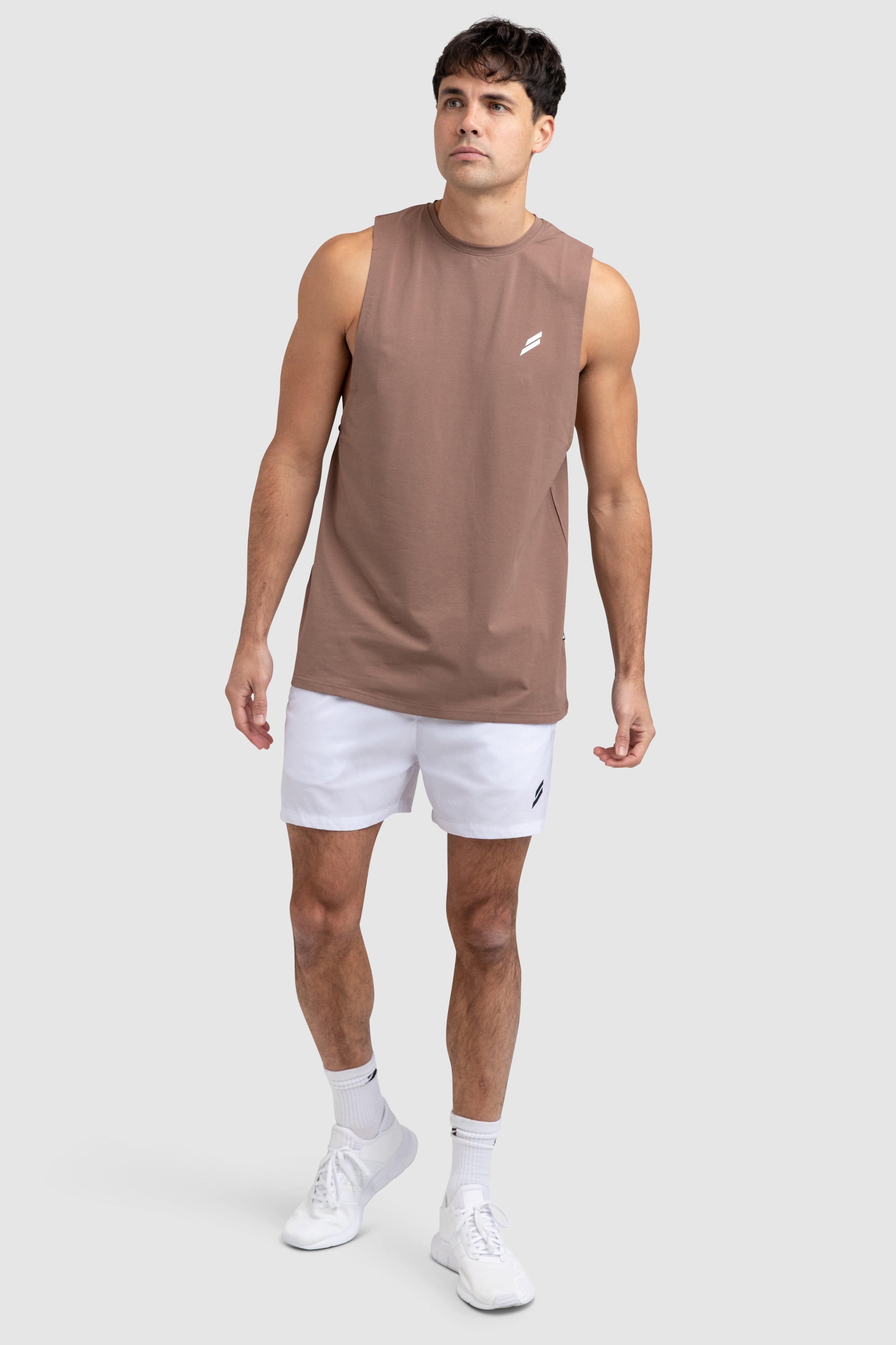 Mark Muscle Tank V3 - Light Brown sold by DOYOUEVEN product image thumbnail 2