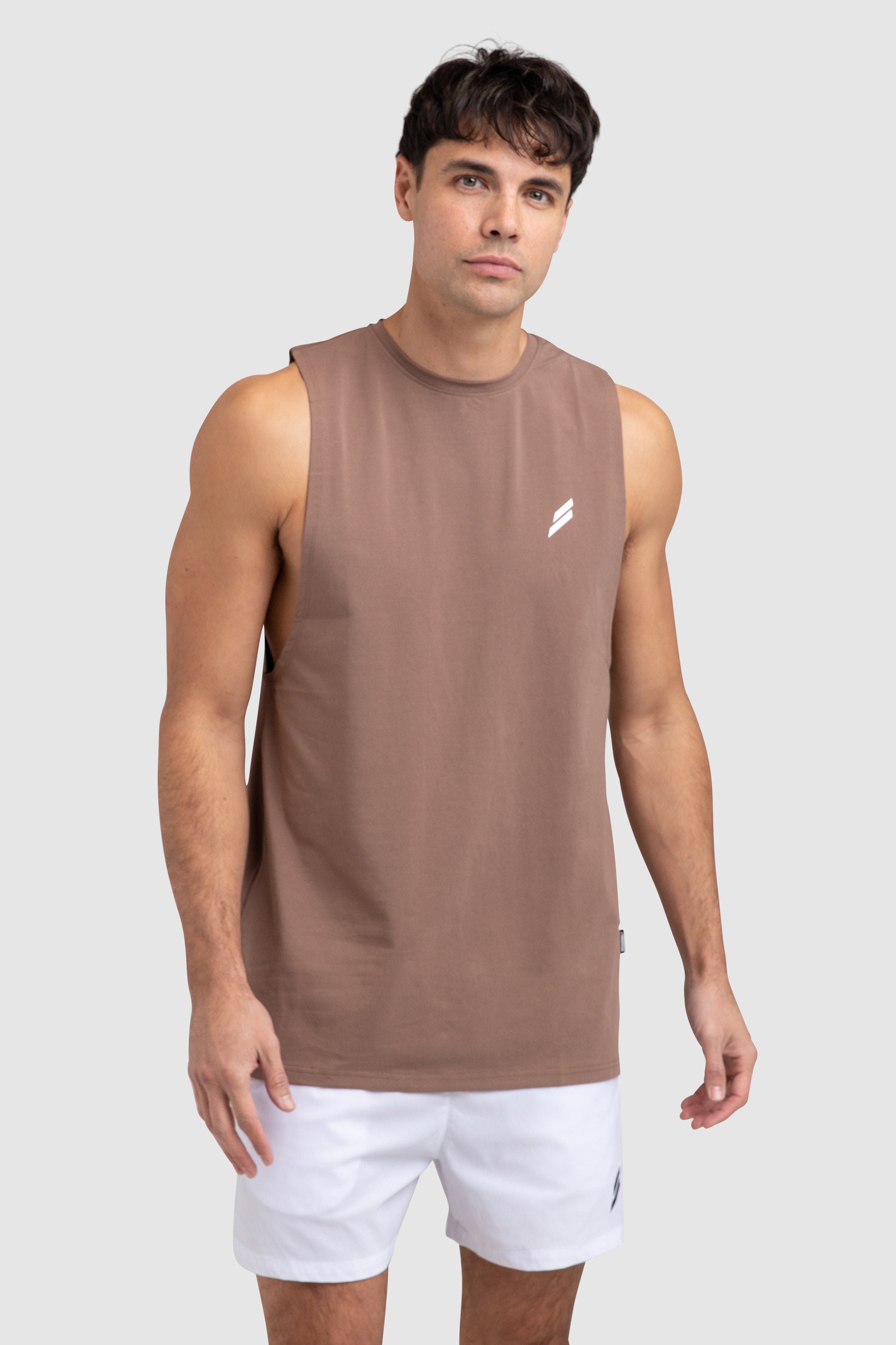 Mark Muscle Tank V3 - Light Brown sold by DOYOUEVEN product image thumbnail 3