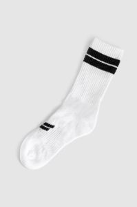 Dual Stripe Crew Socks 3pk - White sold by DOYOUEVEN