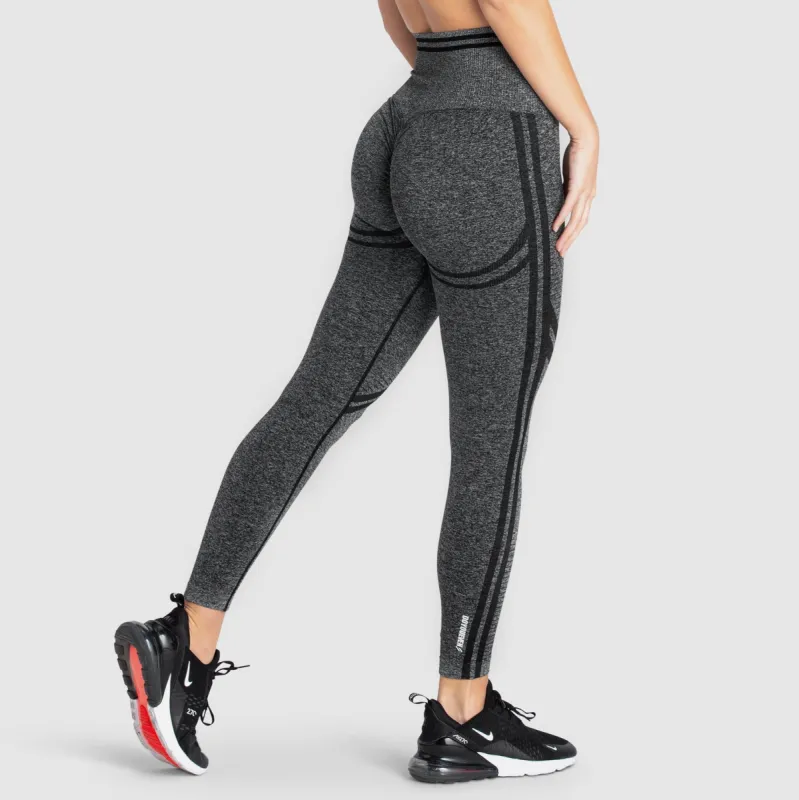 DYE Scrunch Seamless Leggings - Black Marl sold by DOYOUEVEN