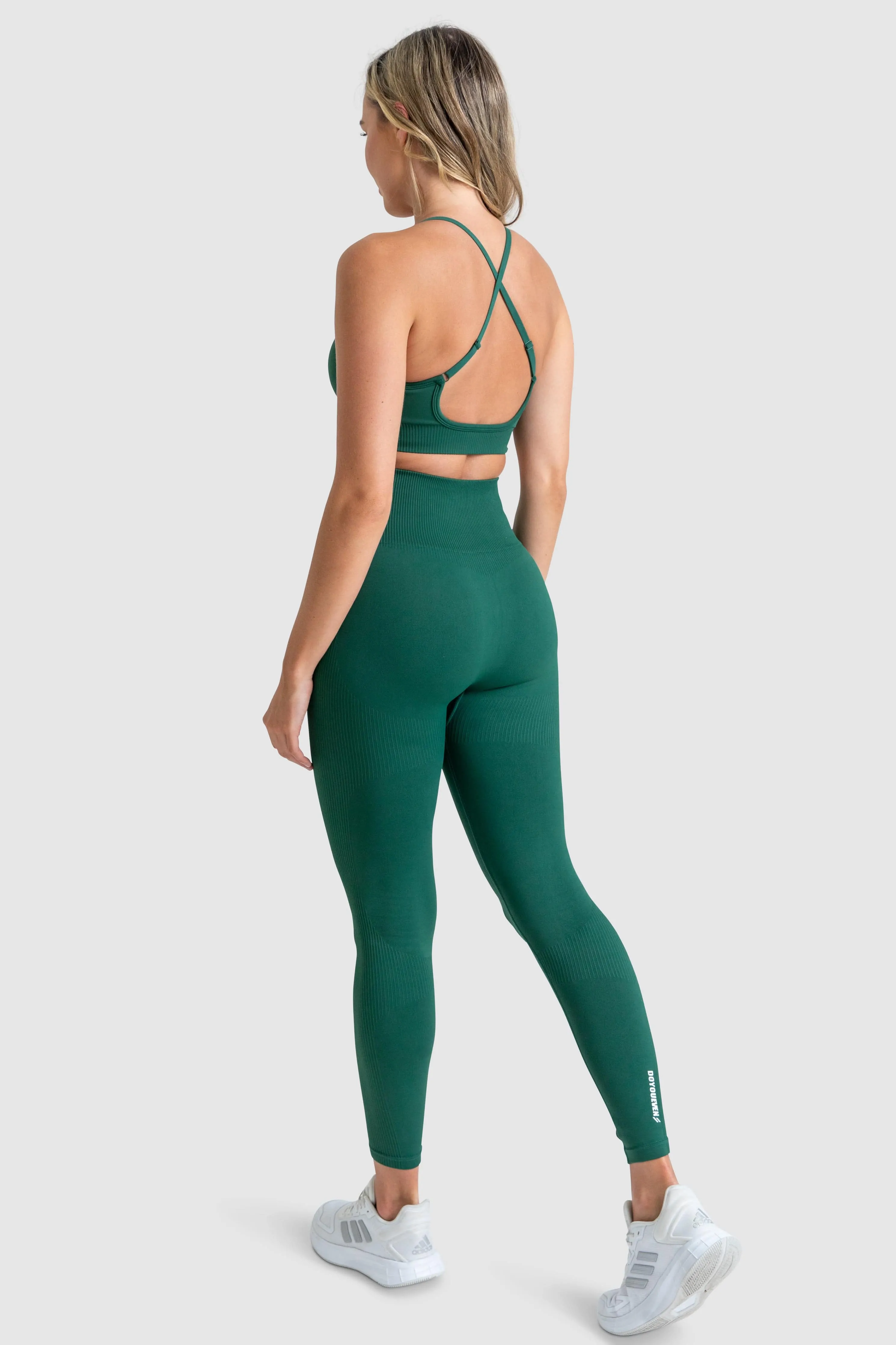 Impact Solid Leggings - Green sold by DOYOUEVEN product image thumbnail 3