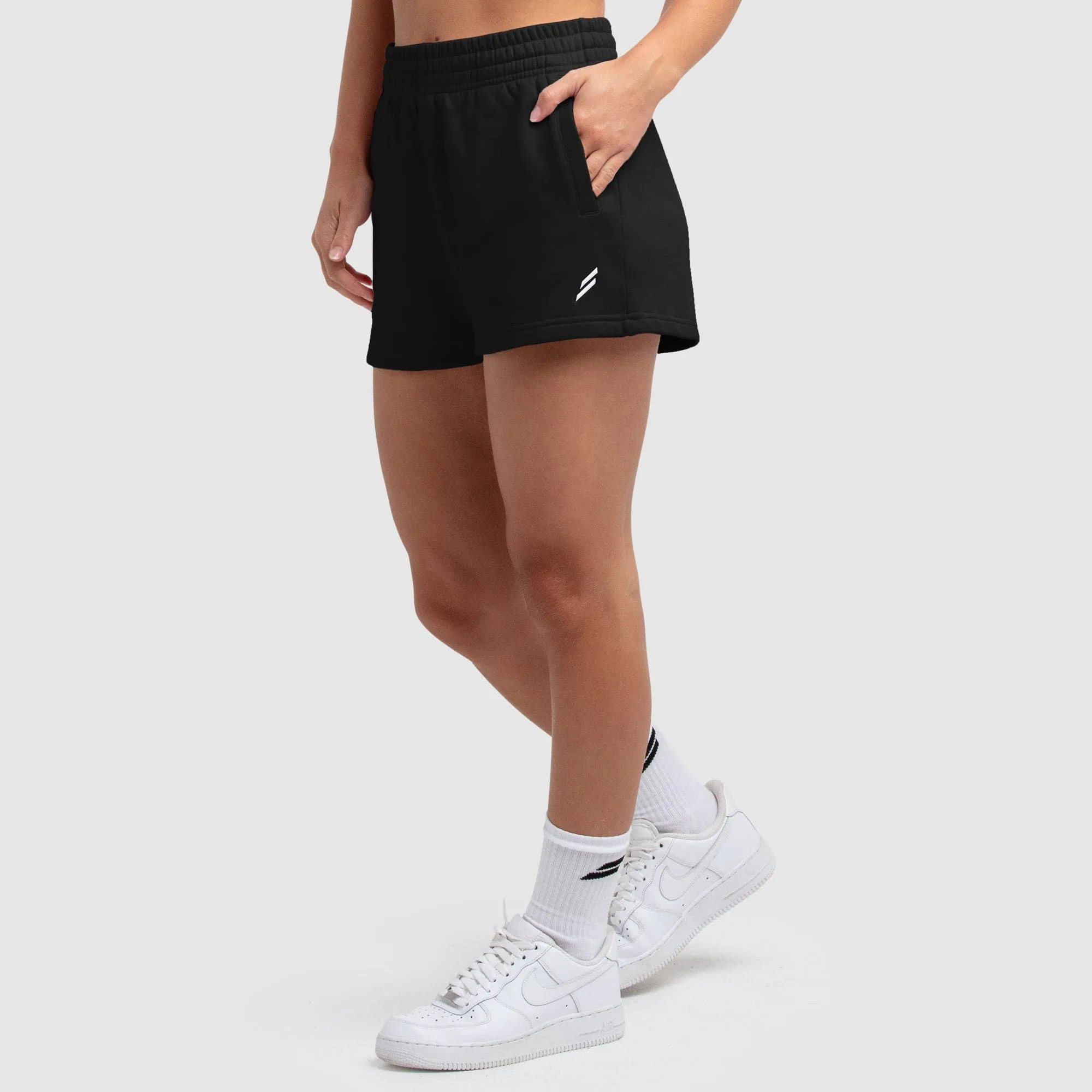 Women's Essential Cotton Shorts - Black sold by DOYOUEVEN