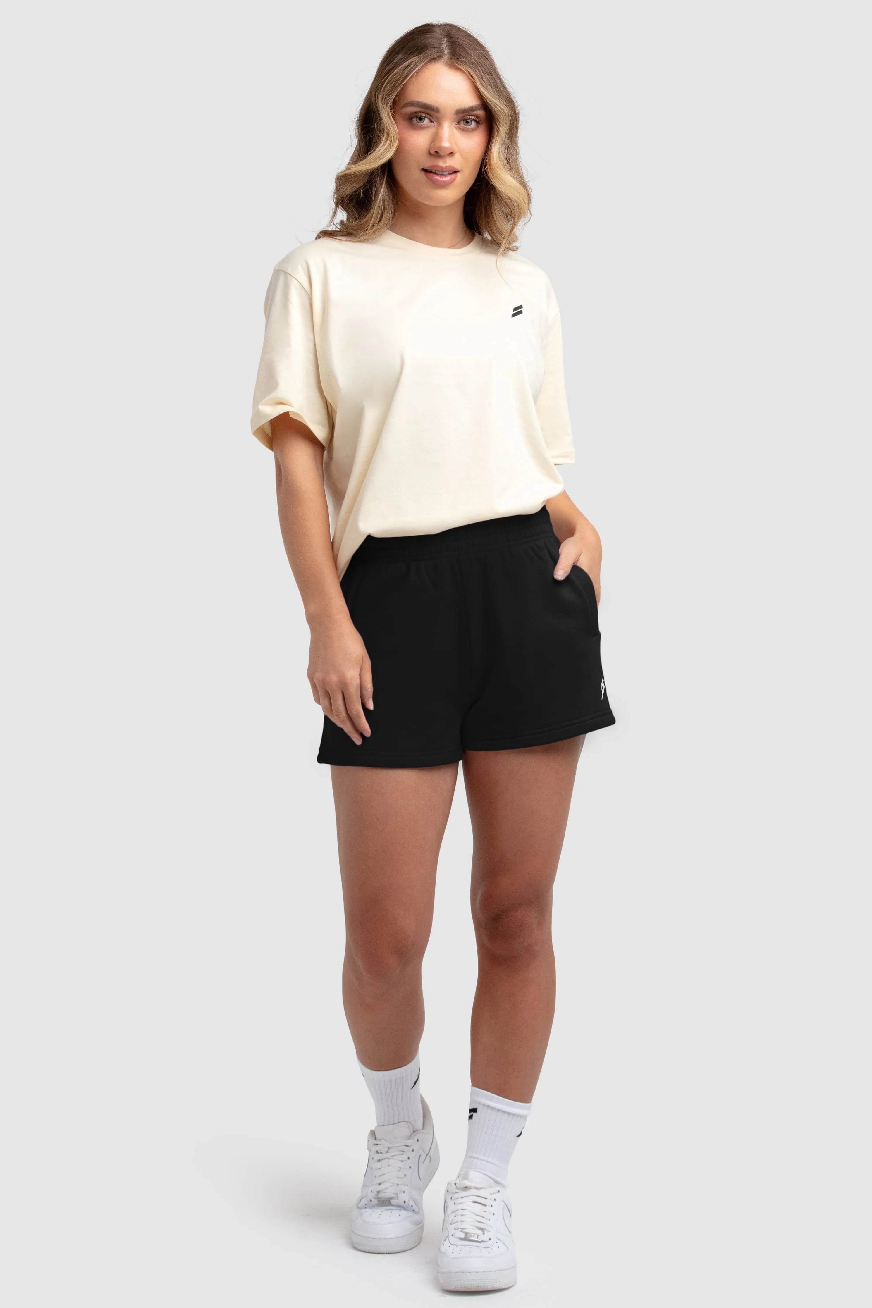 Women's Essential Cotton Shorts - Black sold by DOYOUEVEN product image thumbnail 2