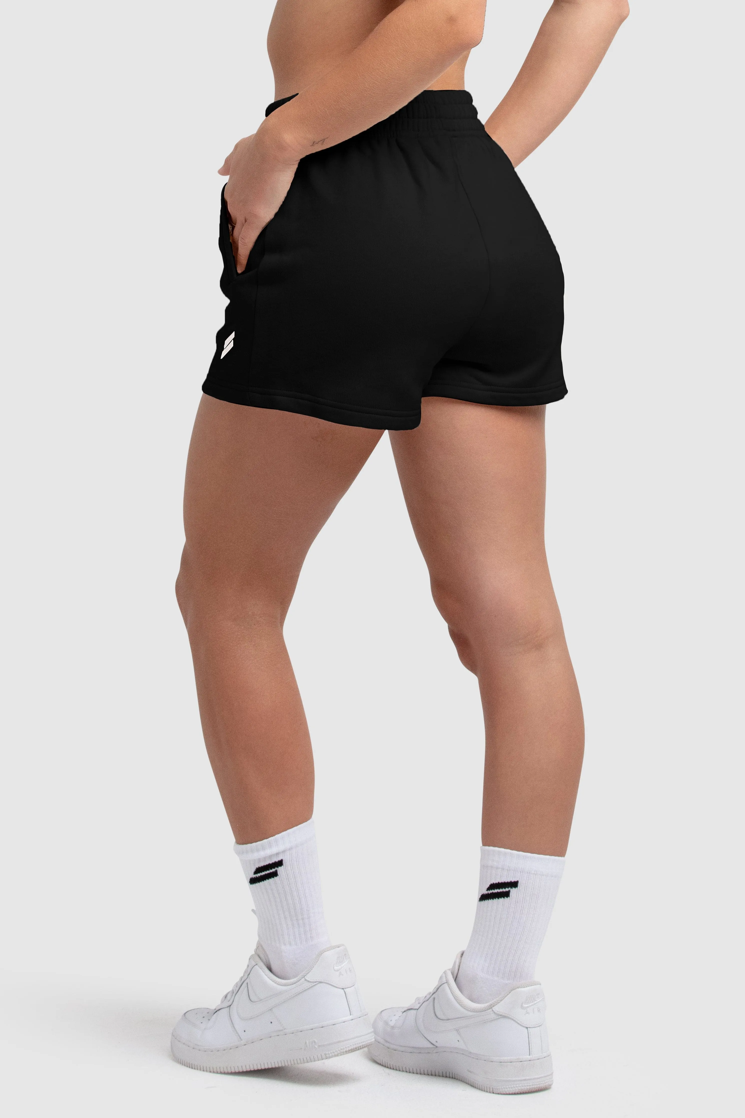 Women's Essential Cotton Shorts - Black sold by DOYOUEVEN product image thumbnail 4