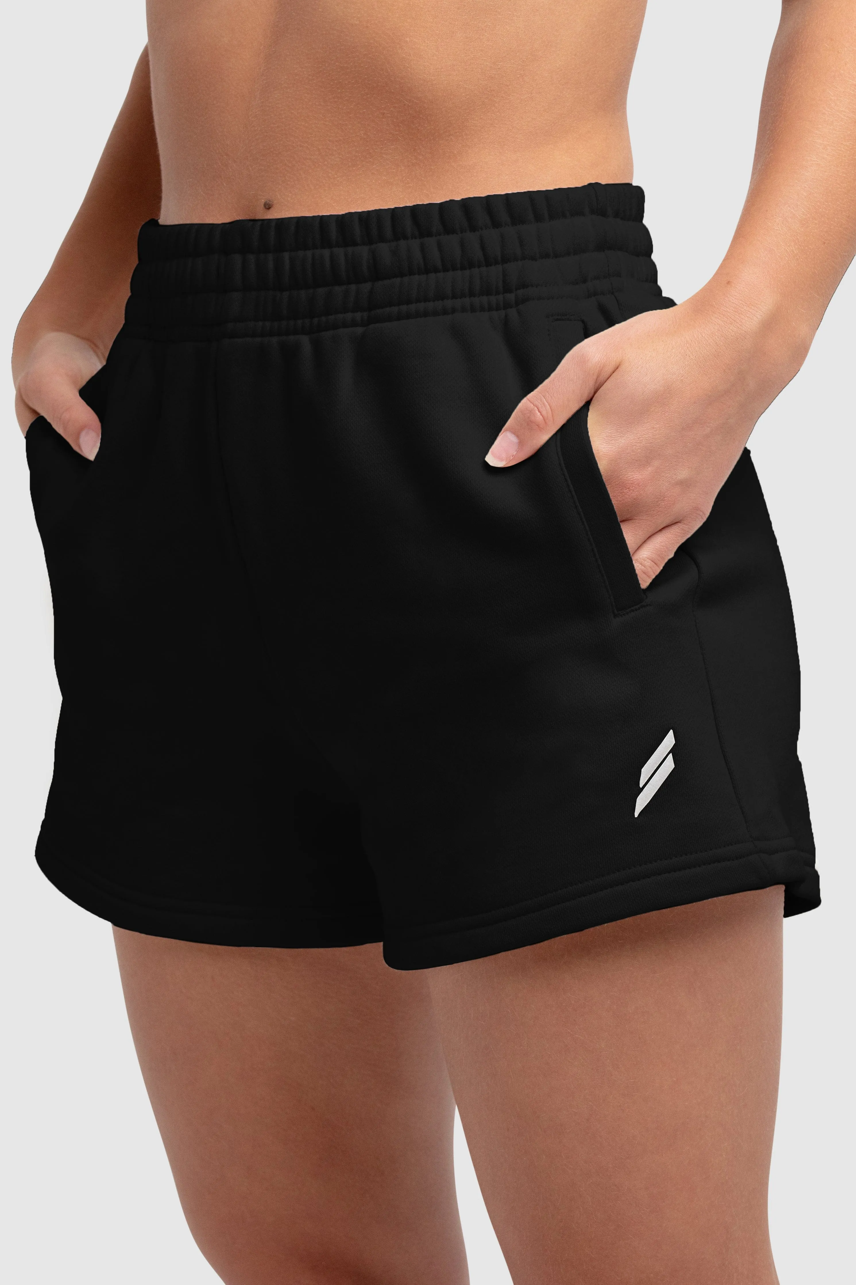 Women's Essential Cotton Shorts - Black sold by DOYOUEVEN product image thumbnail 3