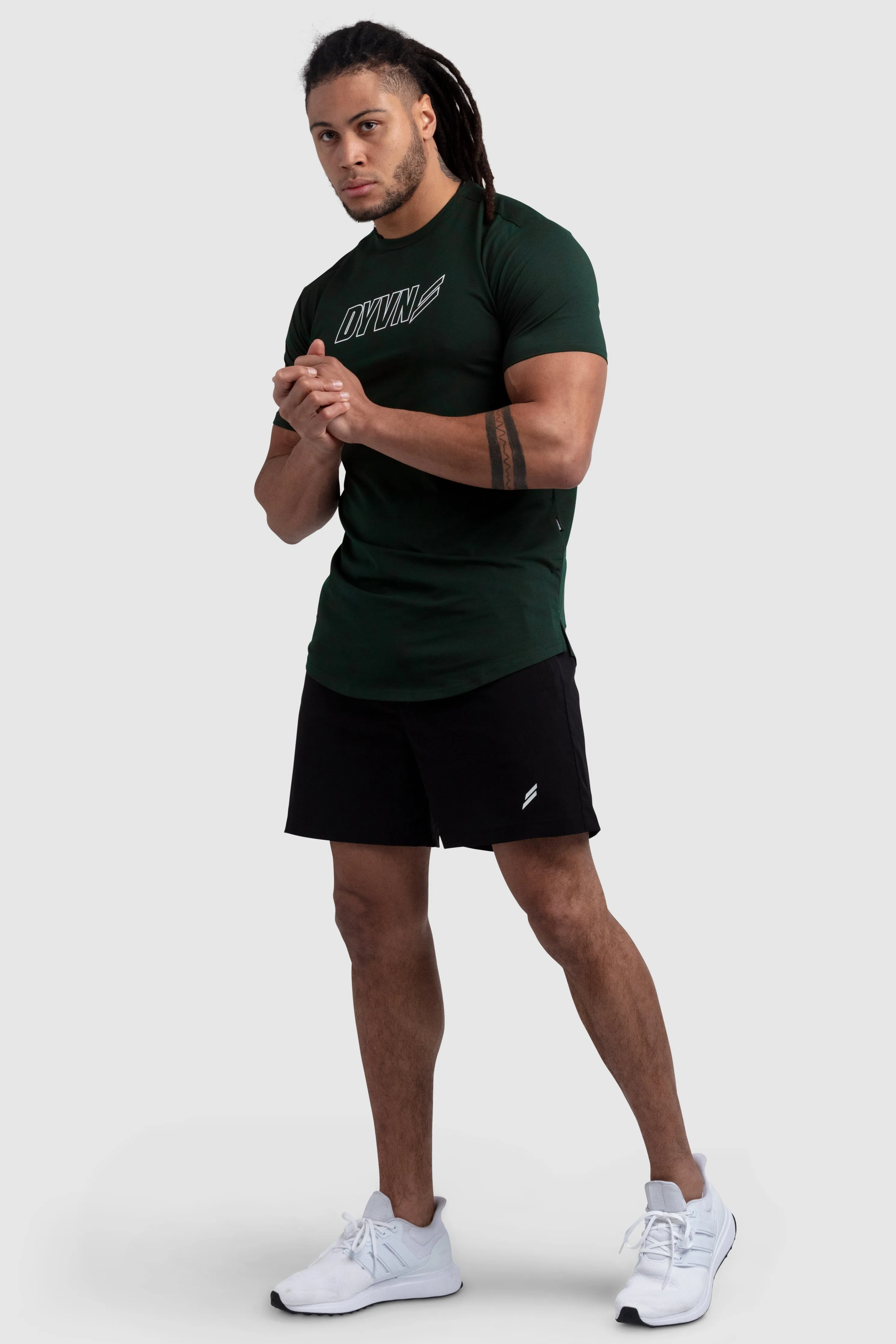 DYVN Drop Tee 'Outlined' - Green sold by DOYOUEVEN product image thumbnail 3