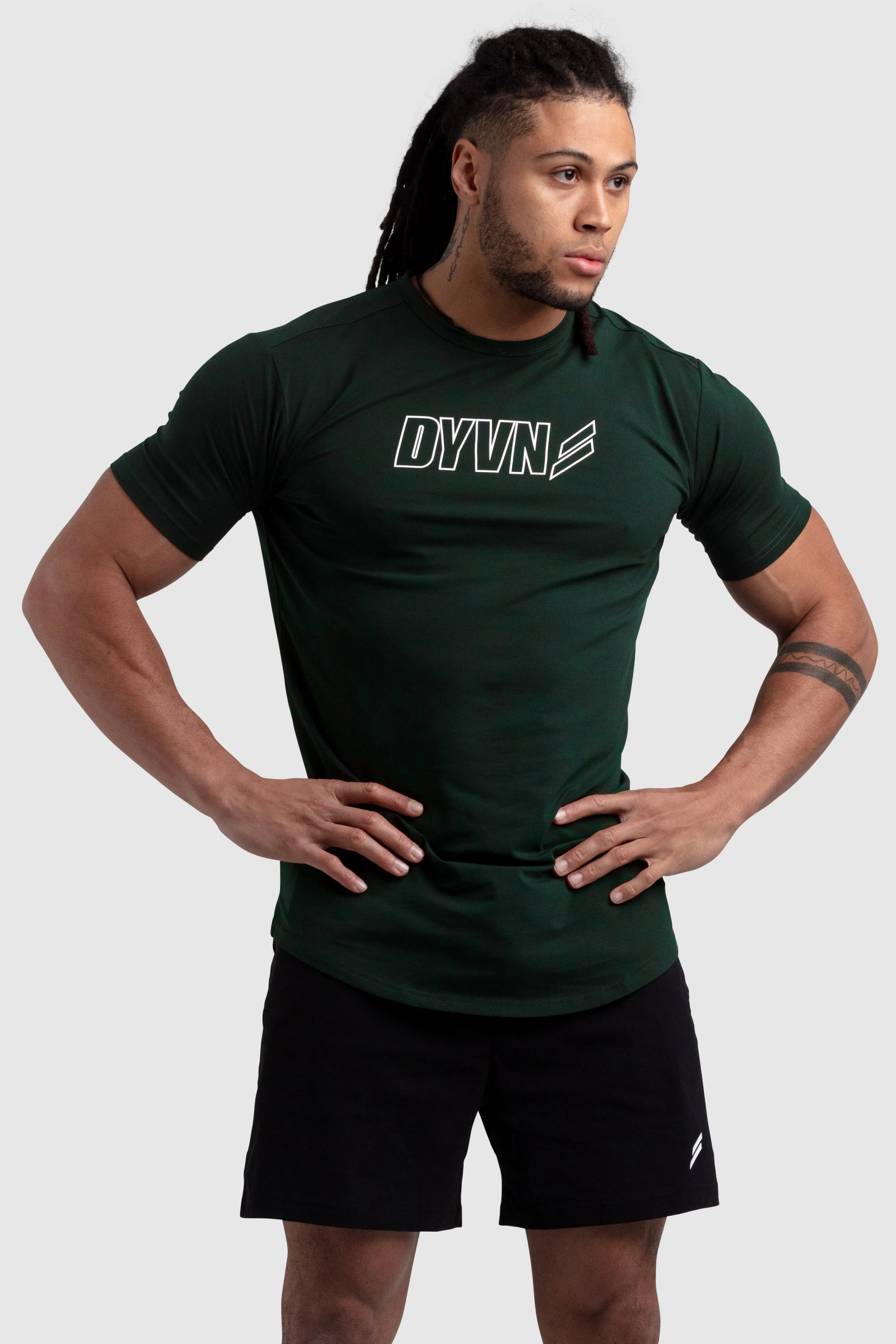 DYVN Drop Tee 'Outlined' - Green sold by DOYOUEVEN product image thumbnail 5