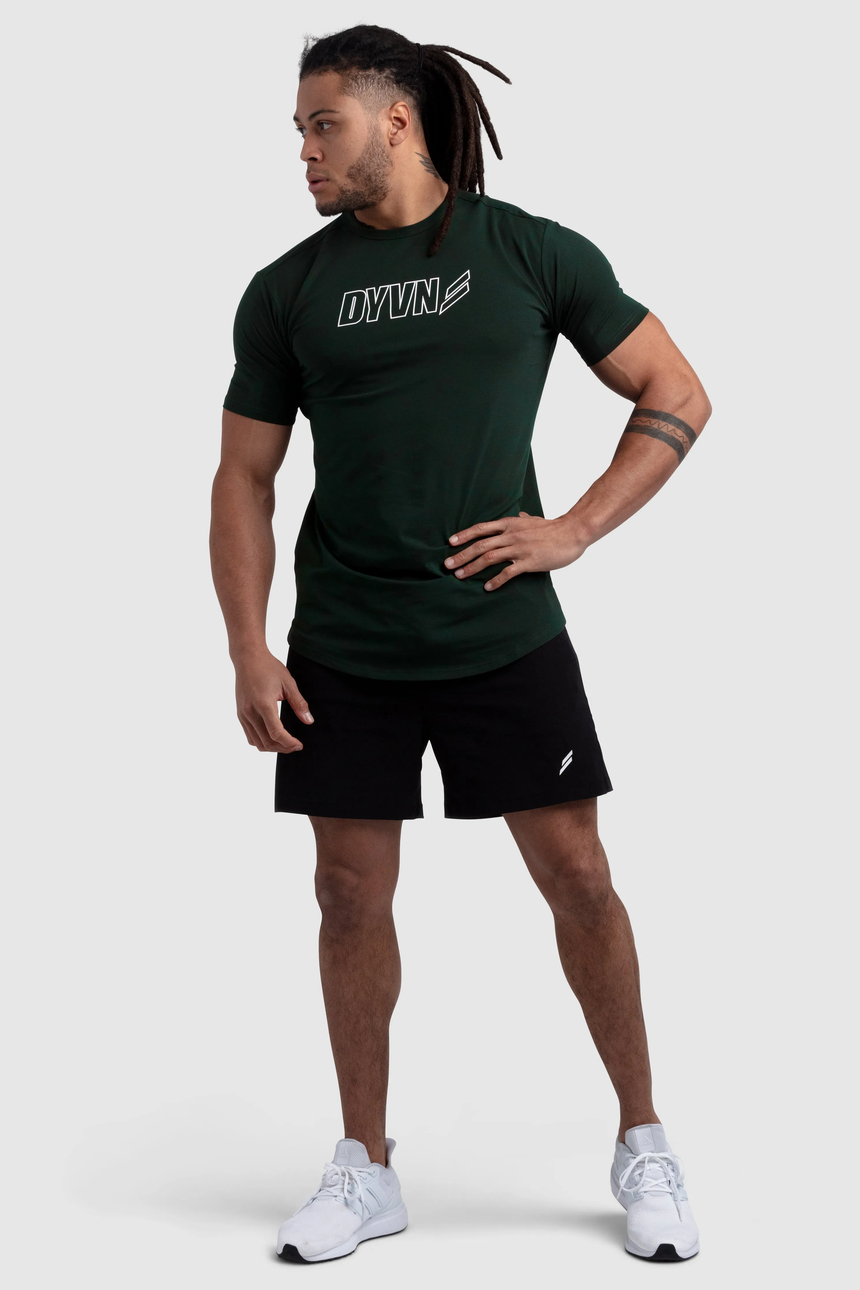 DYVN Drop Tee 'Outlined' - Green sold by DOYOUEVEN product image thumbnail 4