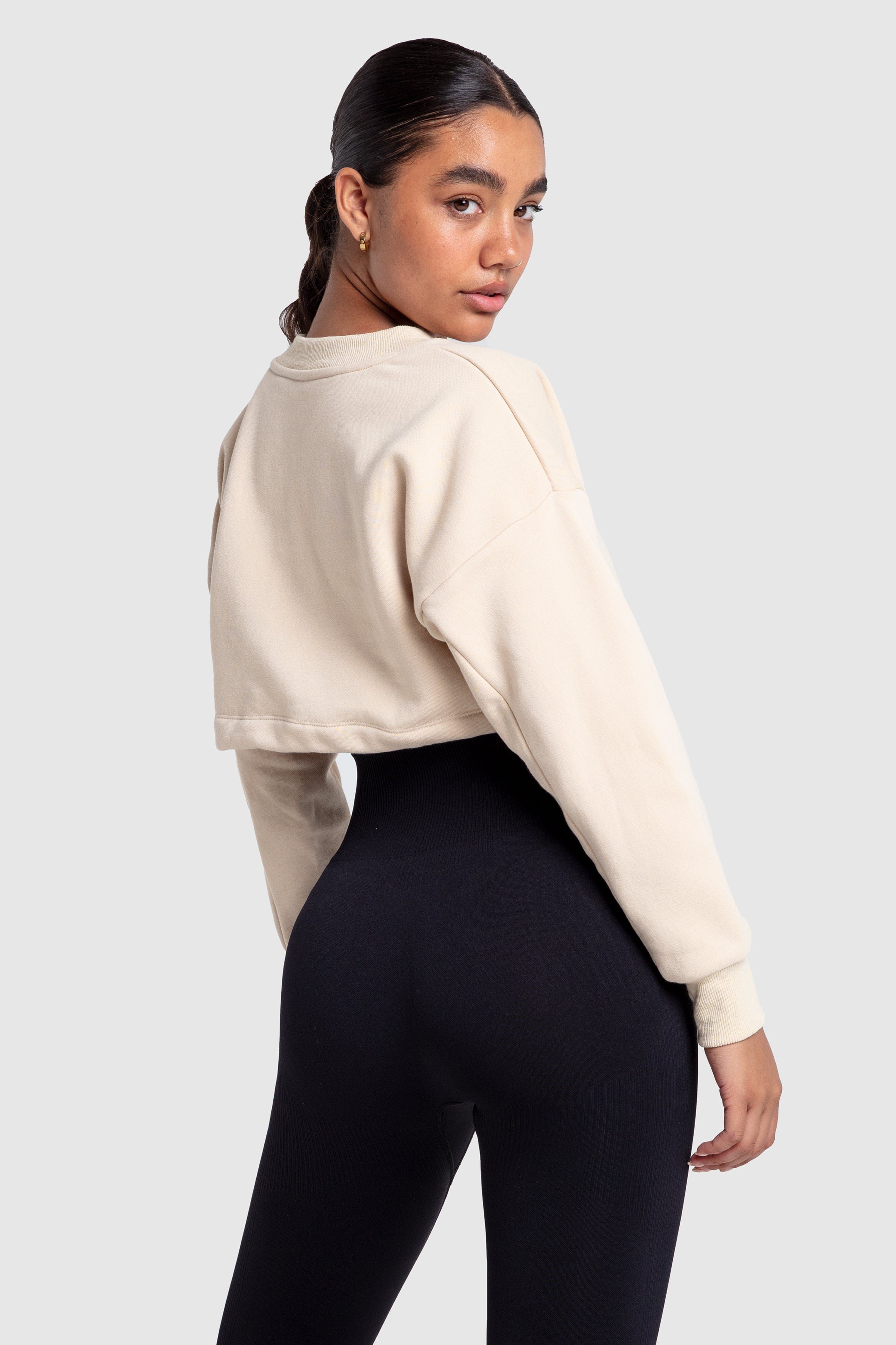 Everyday Cropped Jumper - Beige sold by DOYOUEVEN product image thumbnail 3