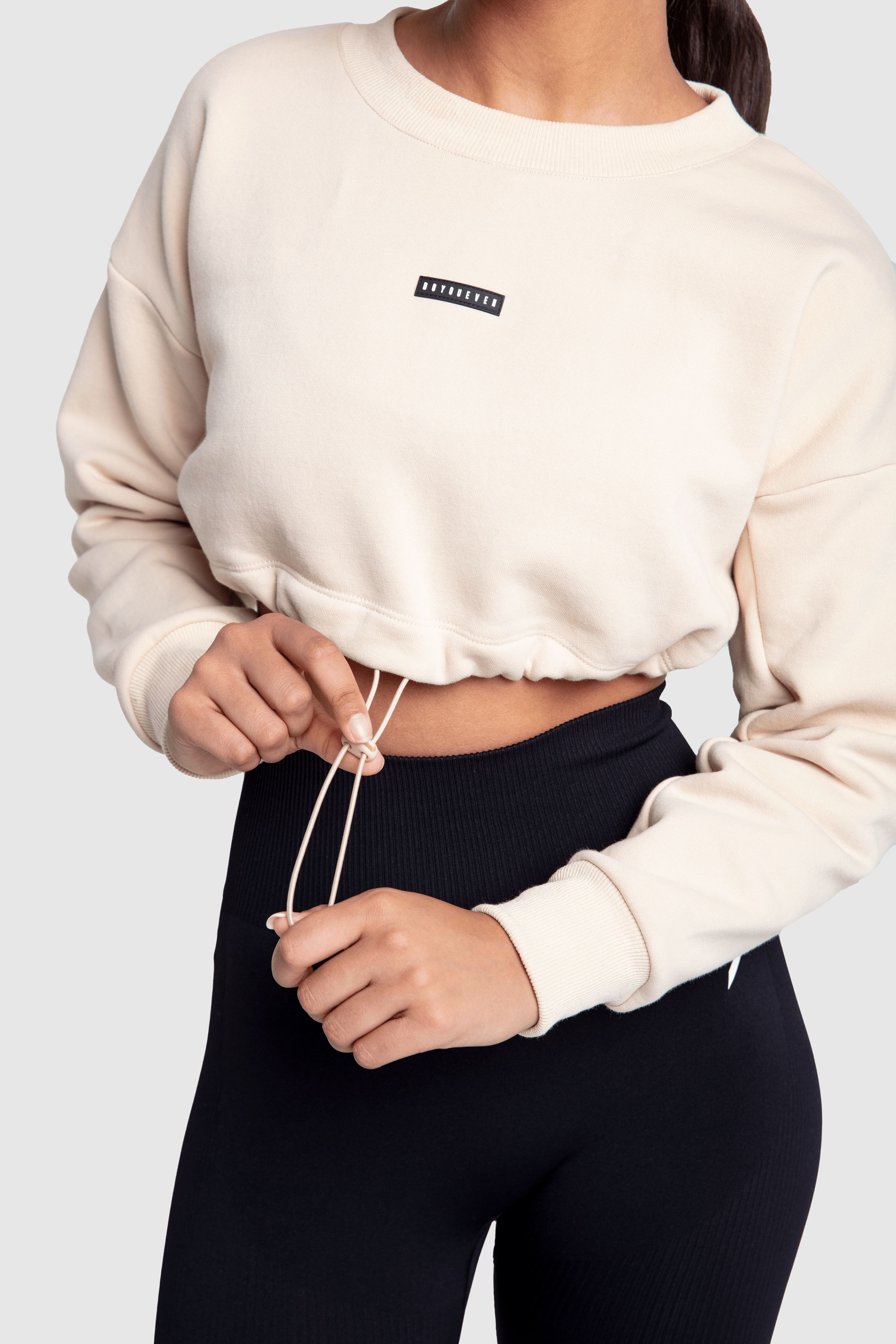 Everyday Cropped Jumper - Beige sold by DOYOUEVEN product image thumbnail 6