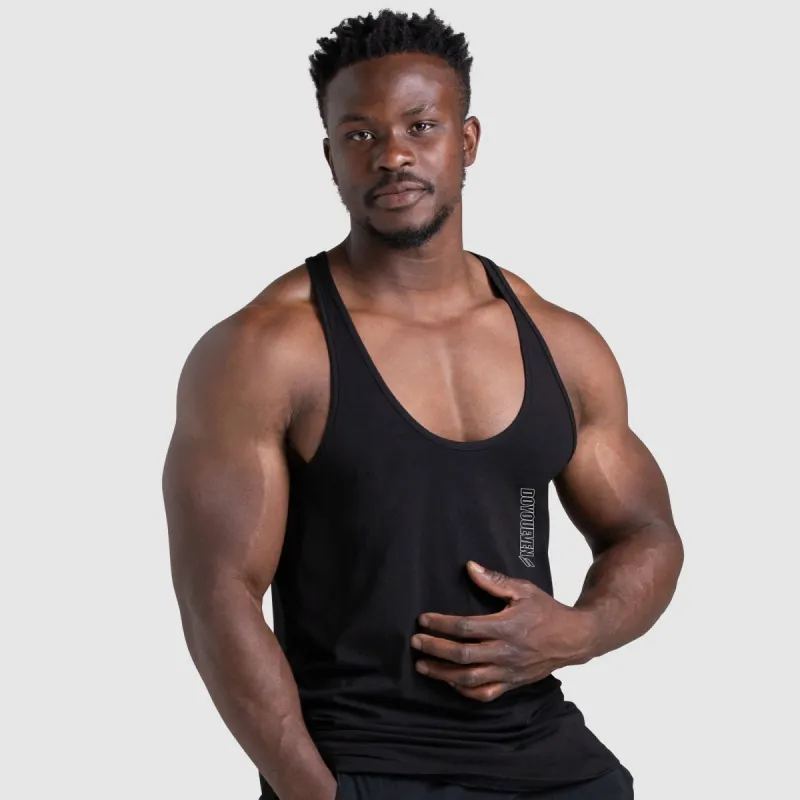 Dual Stripe Stringer - Black sold by DOYOUEVEN