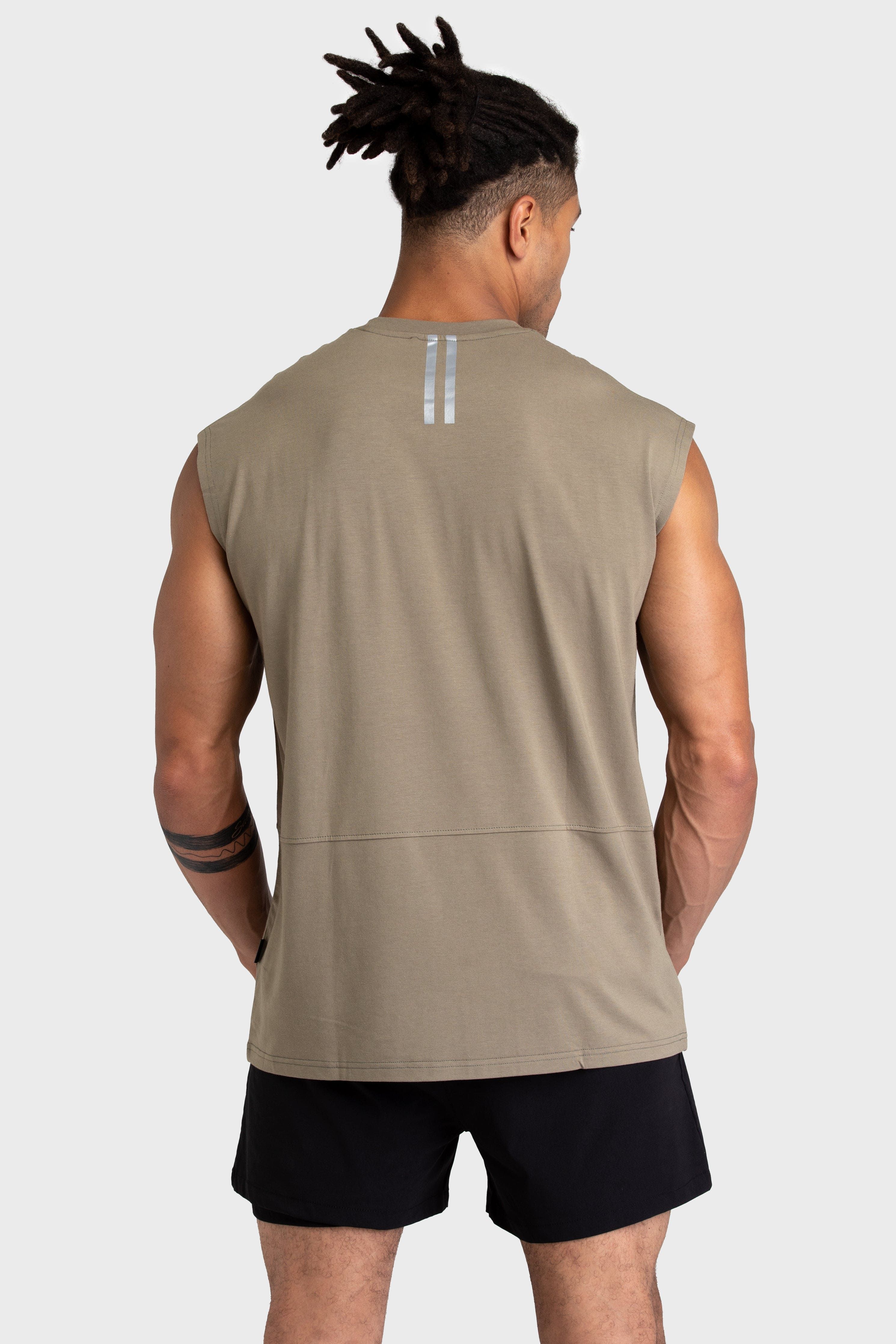 Mark Oversize Cutoff Tank - Olive sold by DOYOUEVEN product image thumbnail 3